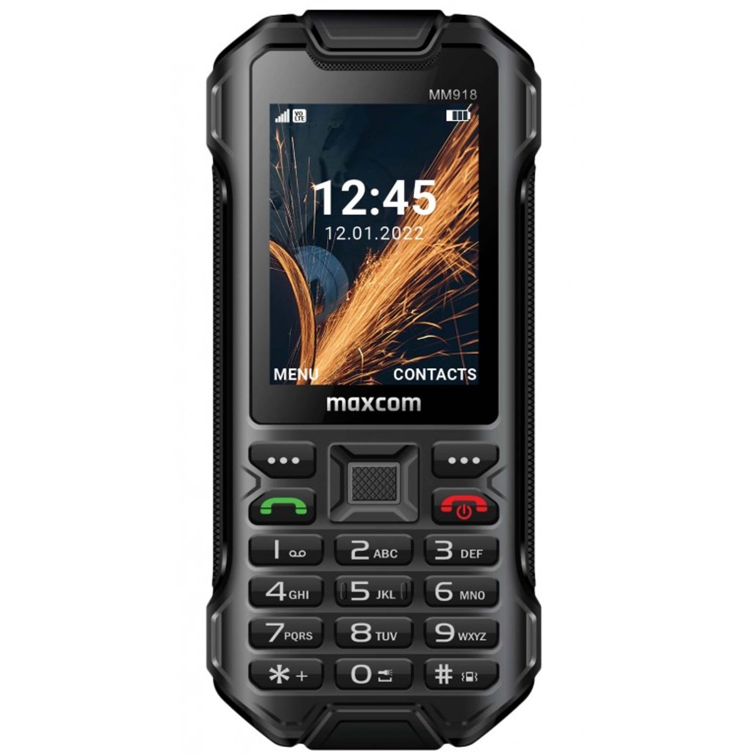 Fotografie Telefon mobil Maxcom Strong MM918, Dual SIM, IP68, 4G, Black
