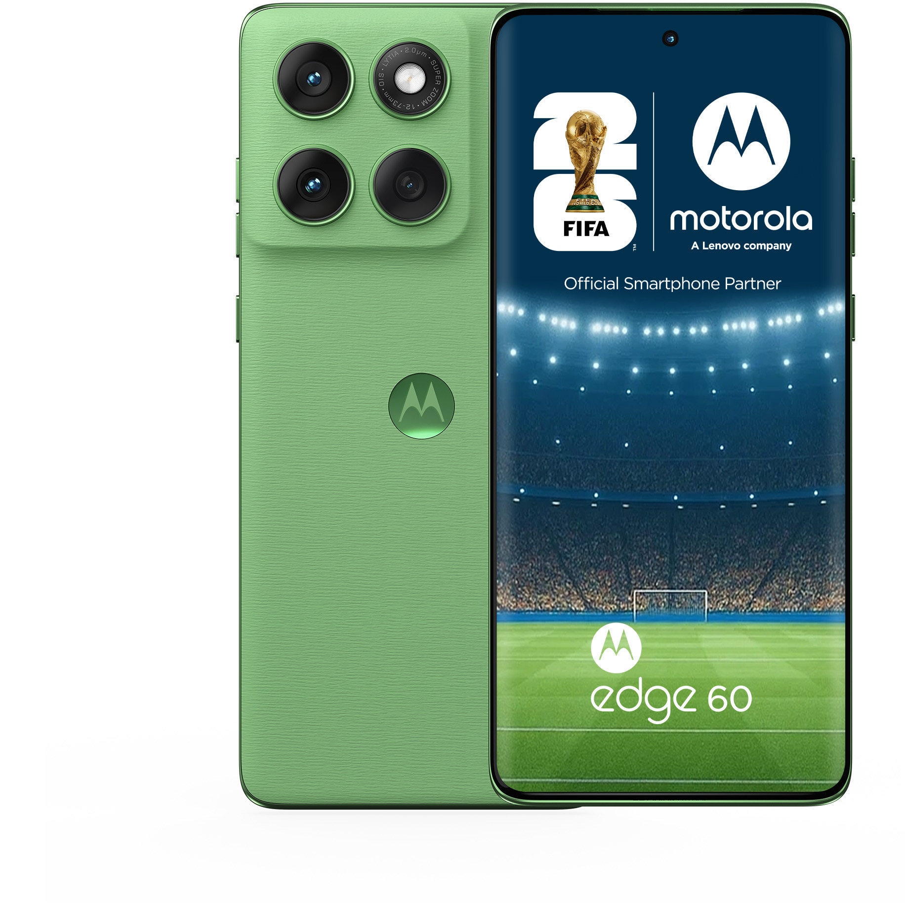 Fotografie Telefon mobil Motorola Edge 60, Dual SIM, 256GB, 8GB RAM, 5G, PANTONE Shamrock