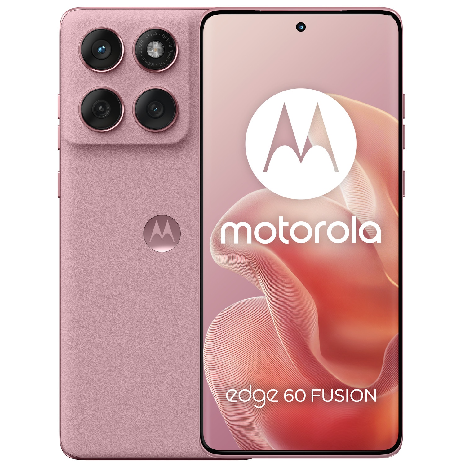 Fotografie Telefon mobil Motorola edge 60 fusion, 256GB, 8GB RAM, 5G, PANTONE Zephyr (Pink)