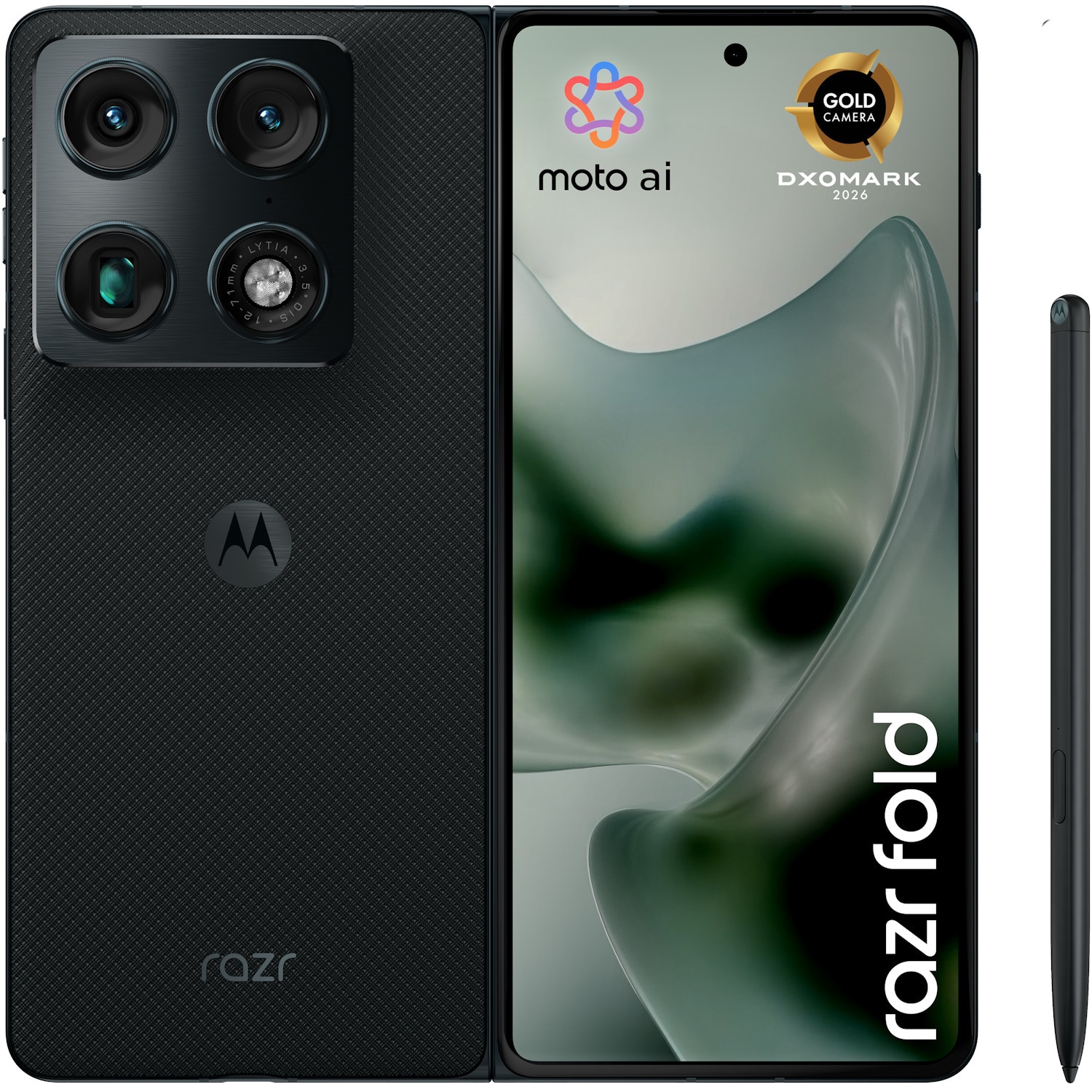 Fotografie Telefon mobil Motorola razr fold, 512GB, 16GB RAM, 5G, PANTONE Blackened Blue