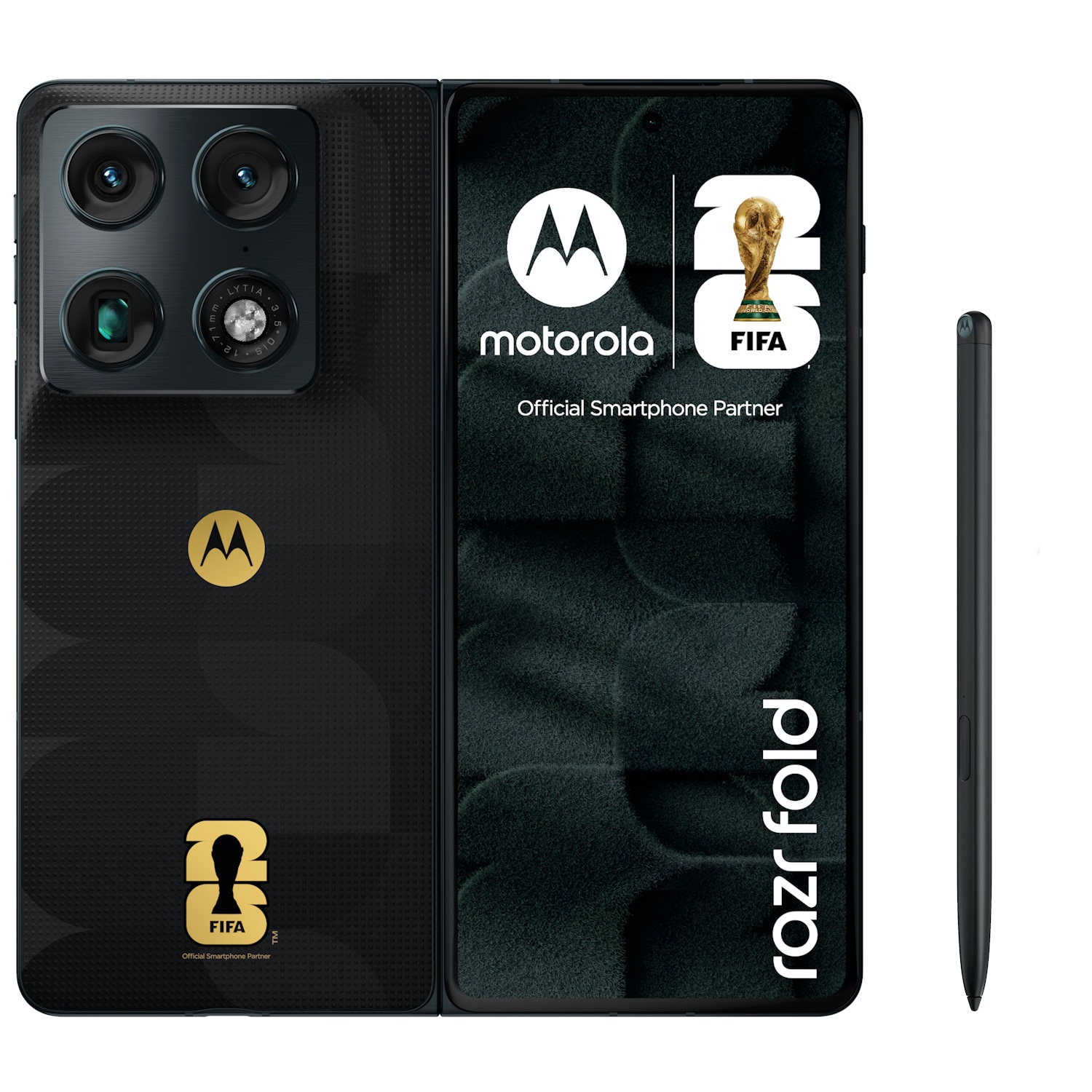 Fotografie Telefon mobil Motorola razr fold FIFA World Cup 26th Edition 512GB, 16GB RAM, Pantone Blackened Blue