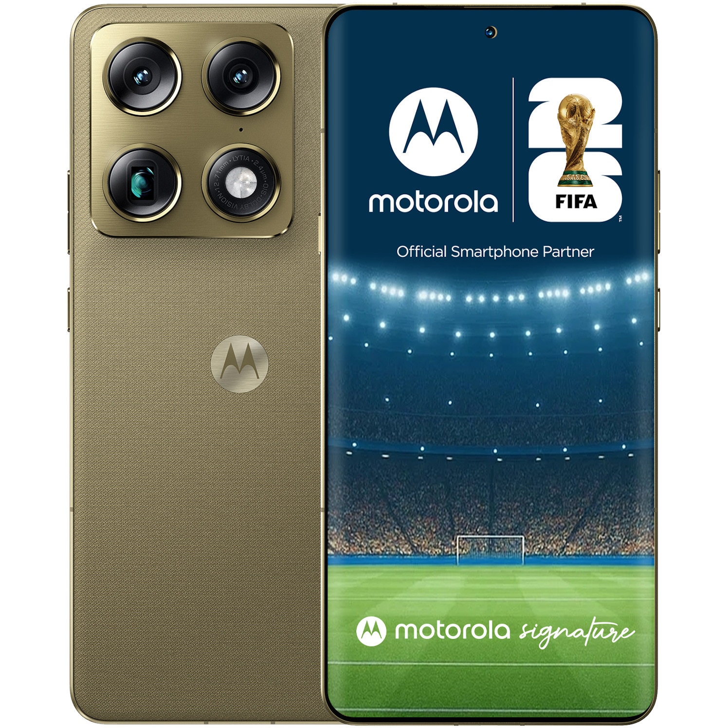 Fotografie Telefon mobil Motorola Signature, 512GB, 16GB RAM, 5G, Martini Olive