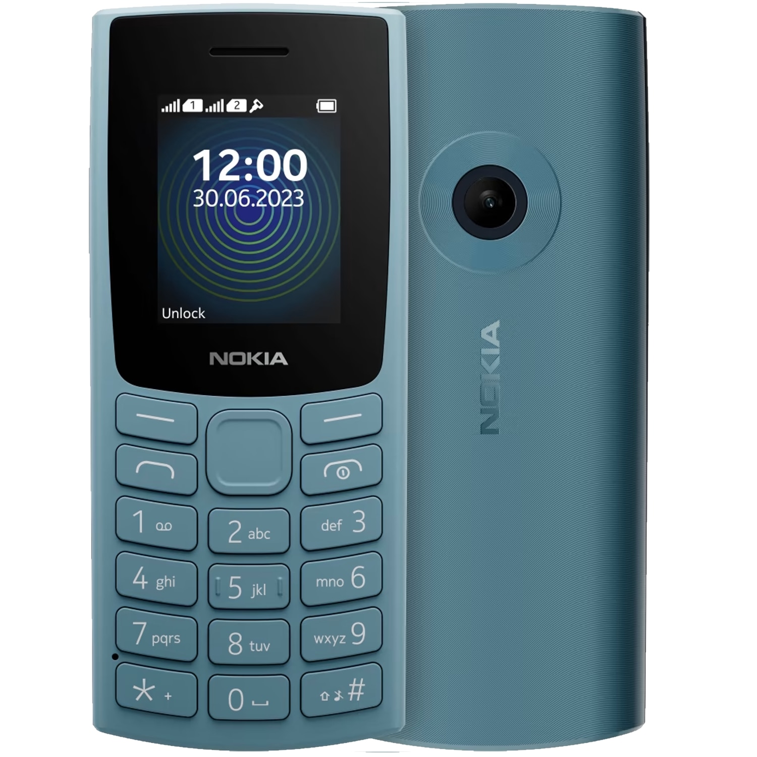 Fotografie Telefon mobil Nokia 110 (2023), Dual SIM, Claudy Blue