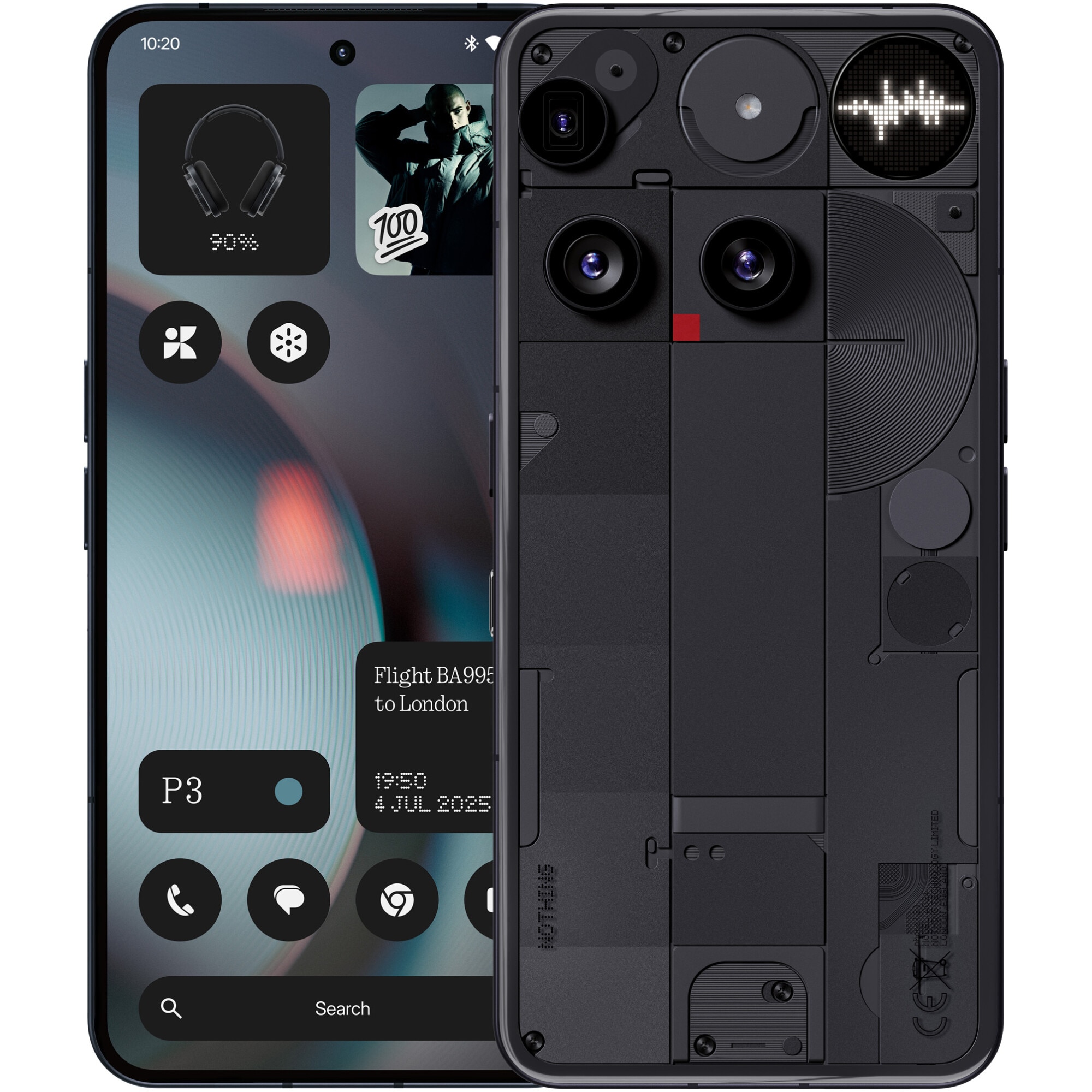 Fotografie Telefon mobil Nothing Phone (3), 512GB, 16GB RAM, 5G, Black