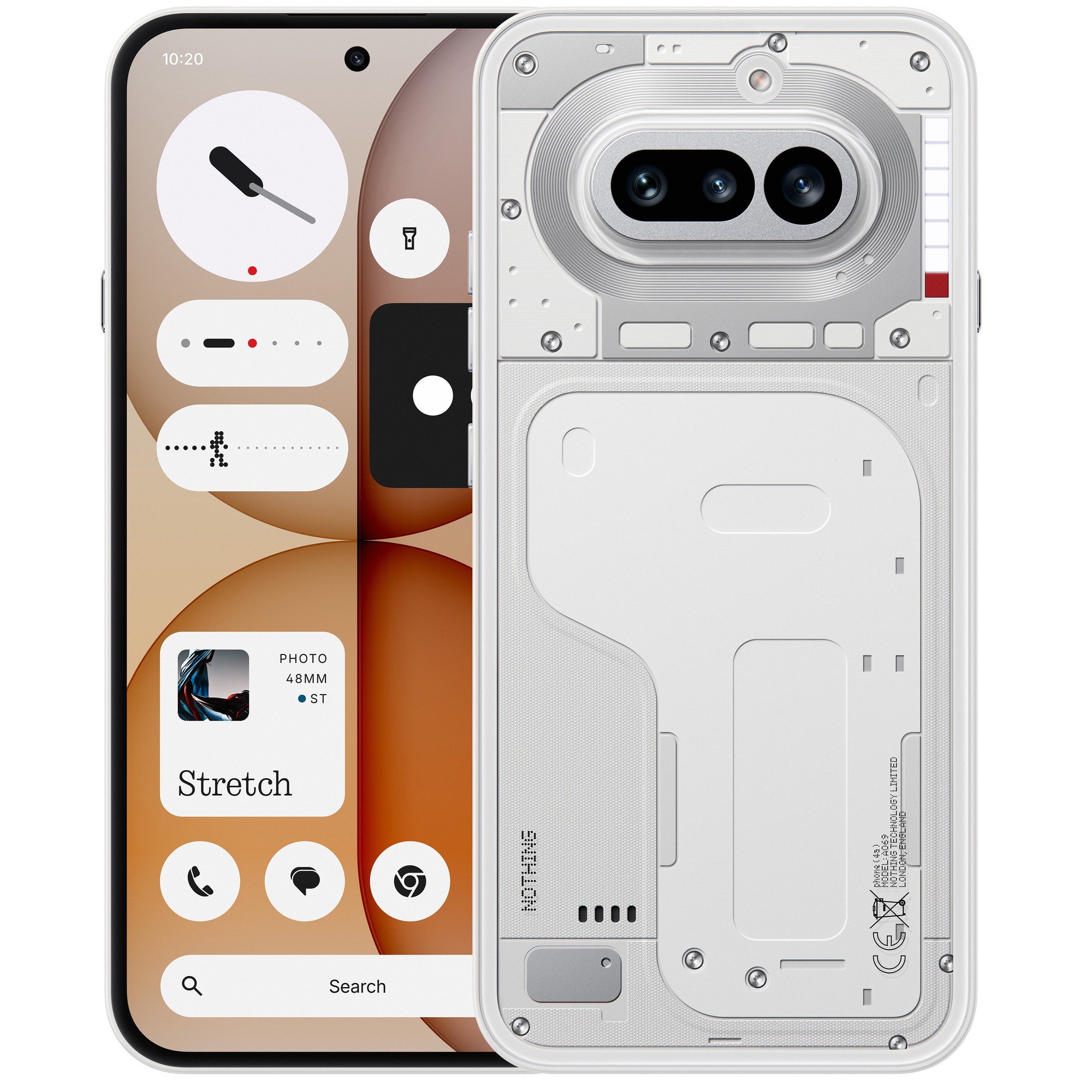 Fotografie Telefon mobil Nothing Phone (4a), 128GB, 8GB RAM, 5G, White