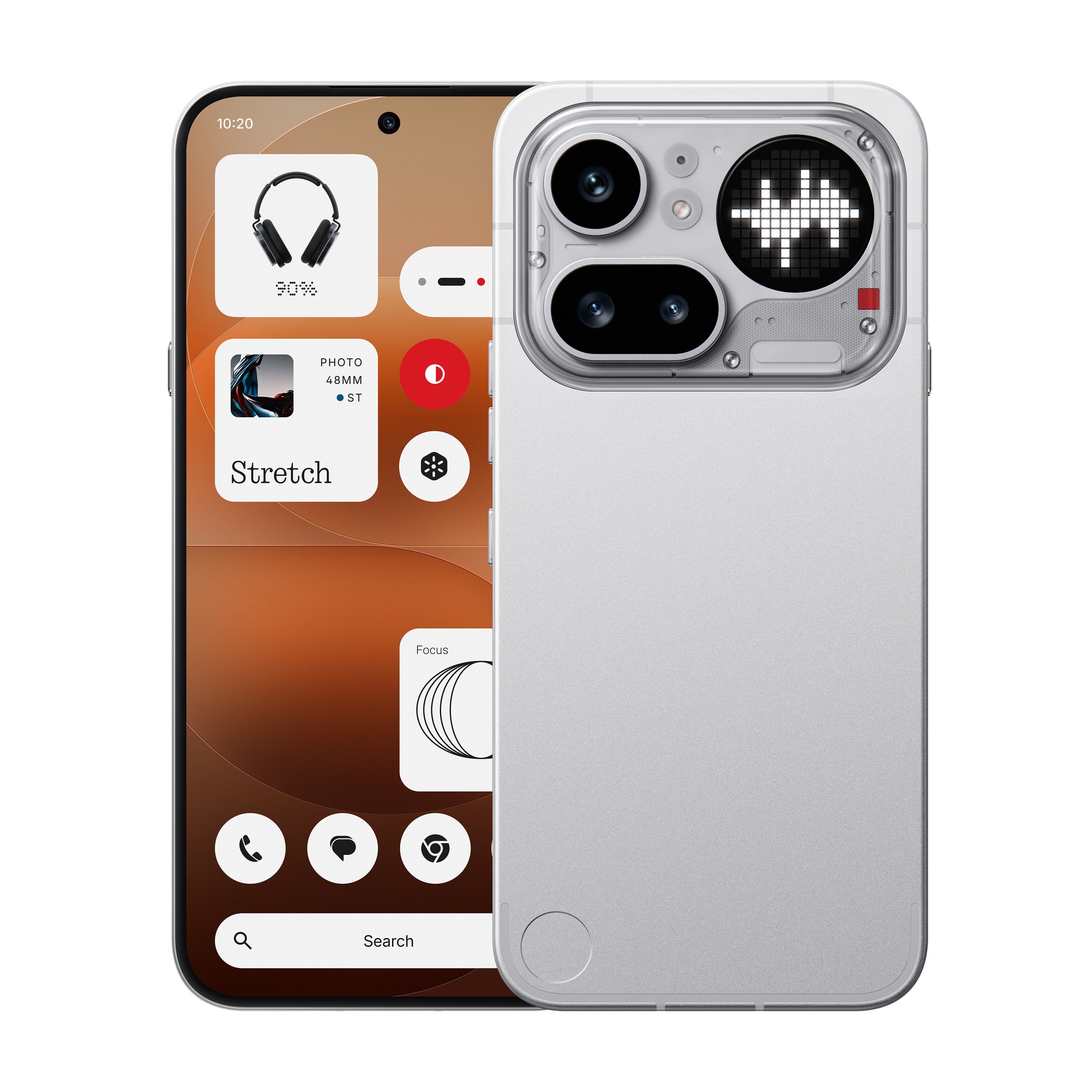 Fotografie Telefon mobil Nothing Phone (4a) Pro, 128GB, 8GB RAM, 5G, Silver