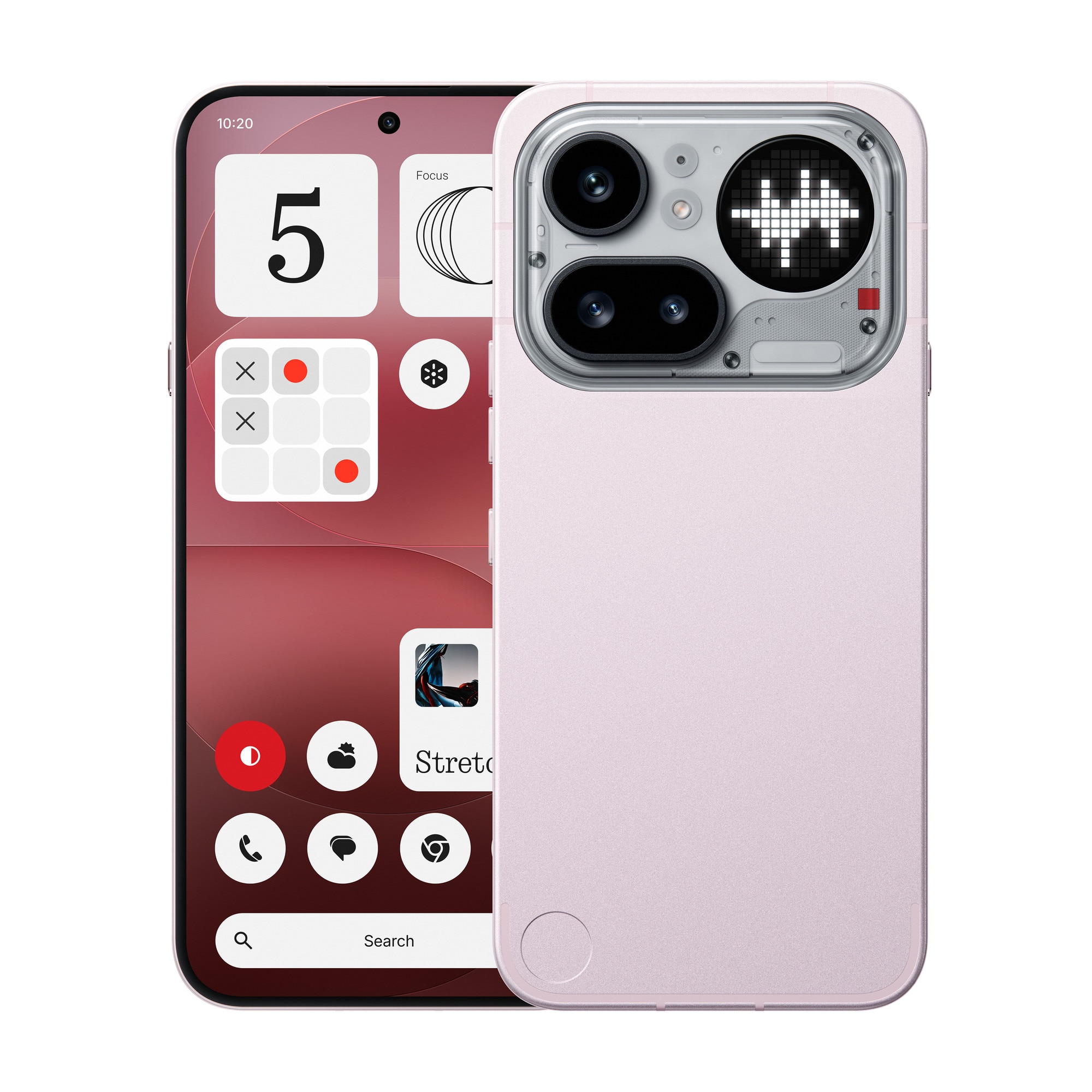 Fotografie Telefon mobil Nothing Phone (4a) Pro, 256GB, 12GB RAM, 5G, Pink