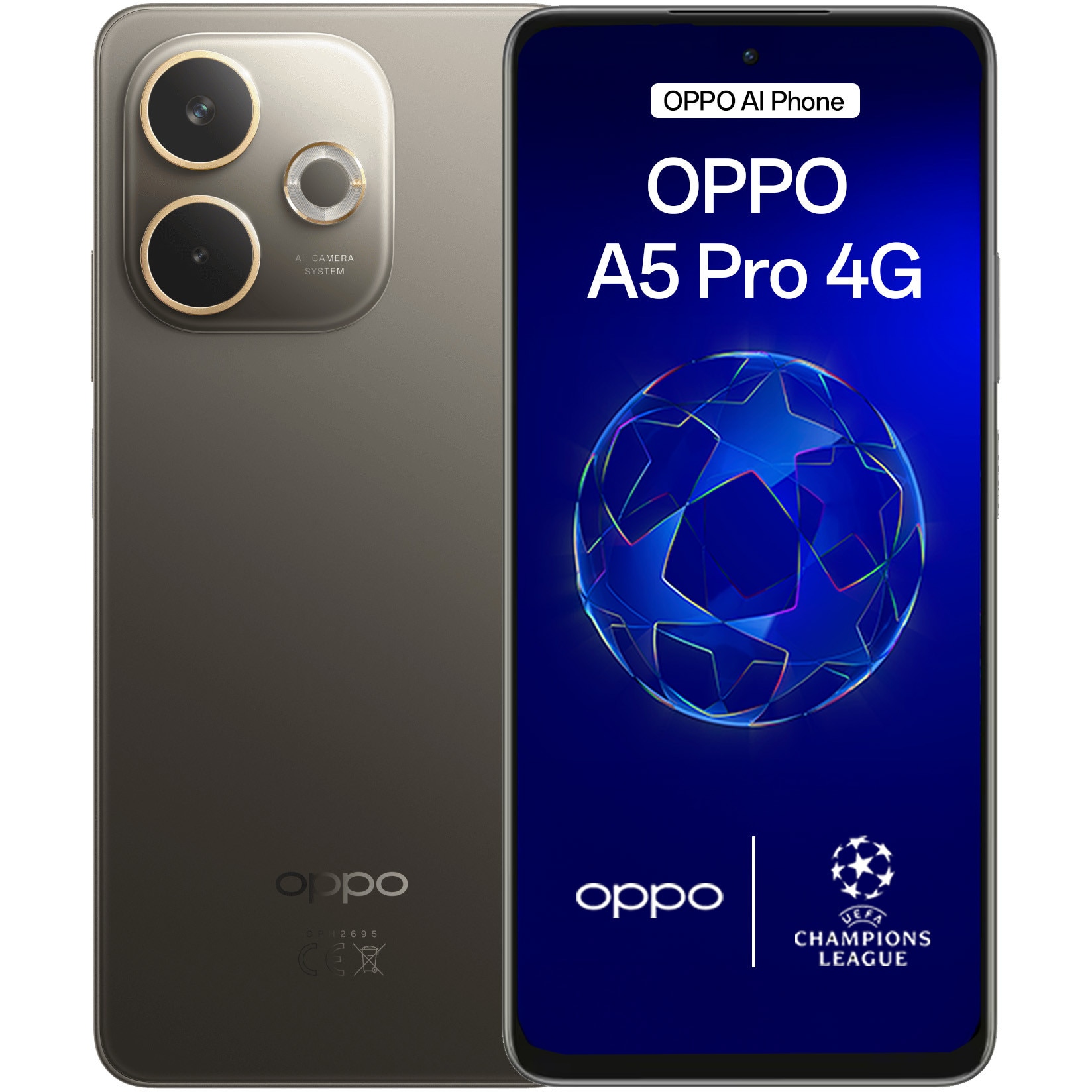 Fotografie Telefon mobil OPPO A5 Pro, Dual SIM, 8GB RAM, 256GB, 4G, Black Brown