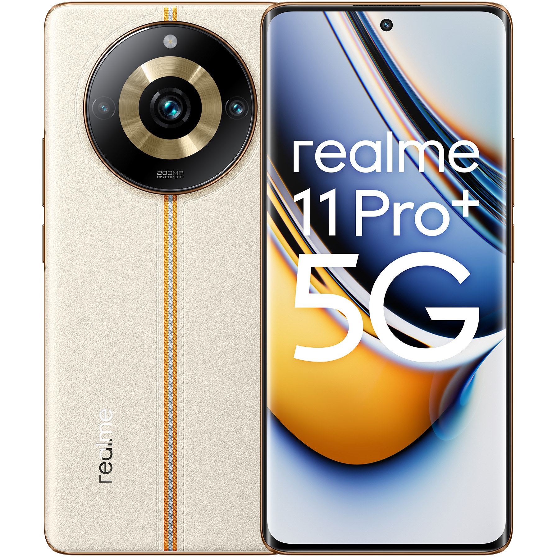Fotografie Telefon mobil realme 11 Pro+, Dual SIM, 12GB RAM, 512GB, 5G, Sunrise Beige