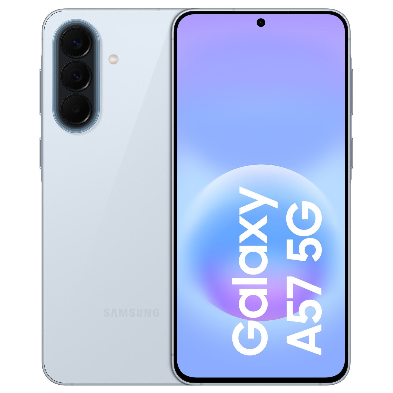 Fotografie Telefon mobil Samsung Galaxy A57, Dual SIM, 8GB RAM, 256GB, 5G, Awesome Icyblue