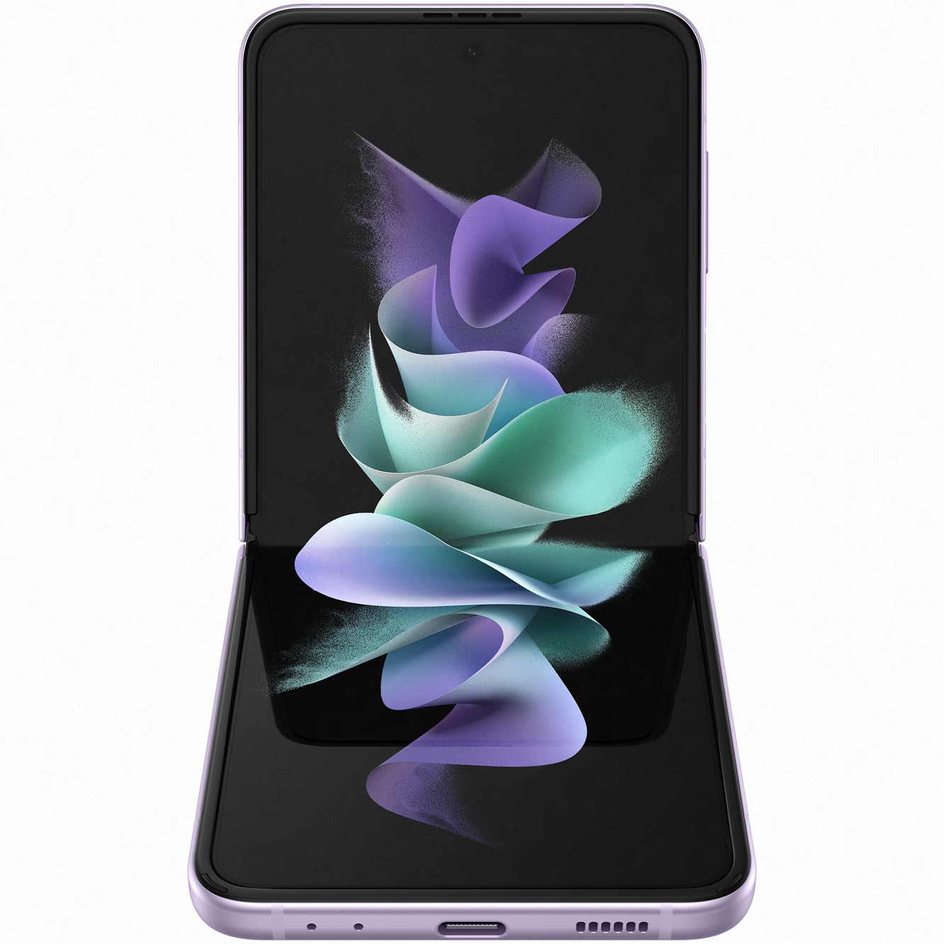 Fotografie Telefon mobil Samsung Galaxy Z Flip3, 8GB RAM, 128GB, 5G, LAVENDER