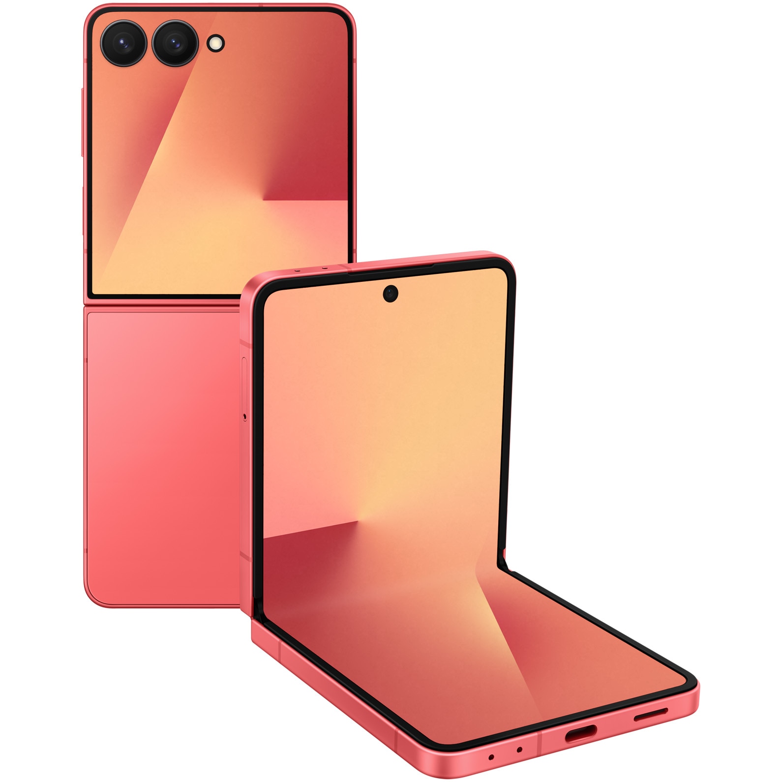Fotografie Telefon mobil Samsung Galaxy Z Flip7, 12GB RAM, 256GB, 5G, Coralred