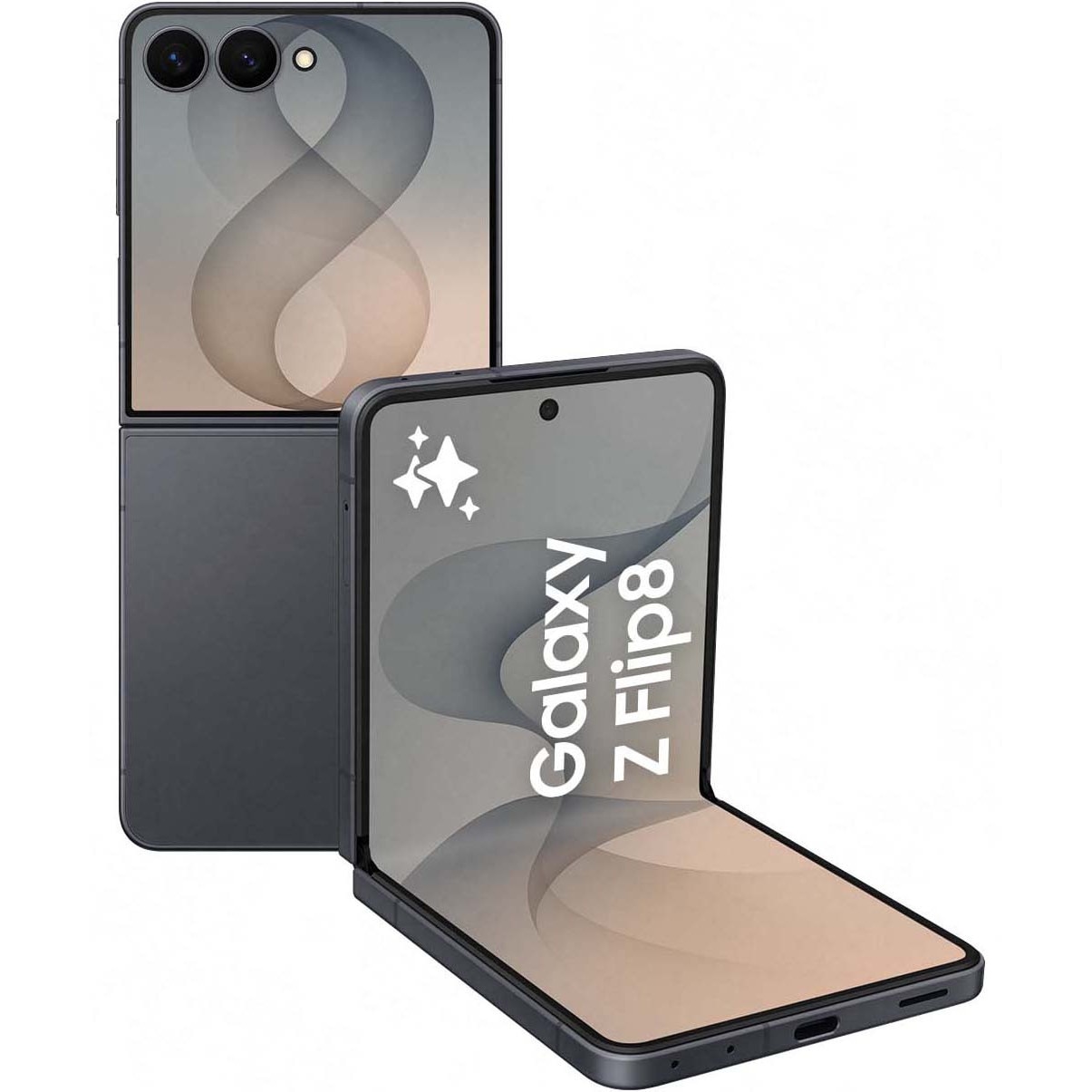 Fotografie Telefon mobil Samsung Galaxy Z Flip8, 12GB RAM, 256GB, 5G, Graphite