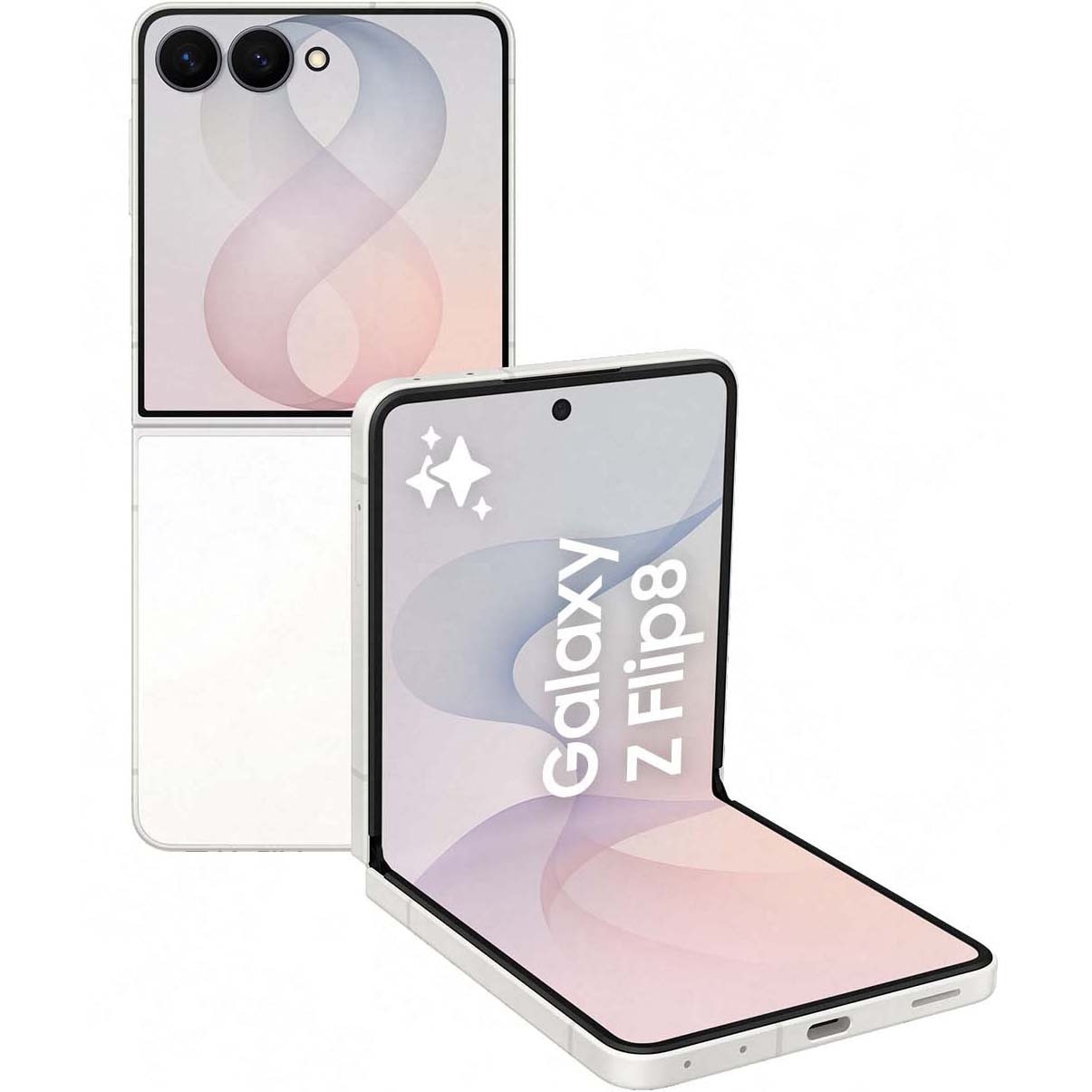 Fotografie Telefon mobil Samsung Galaxy Z Flip8, 12GB RAM, 512GB, 5G, Cream