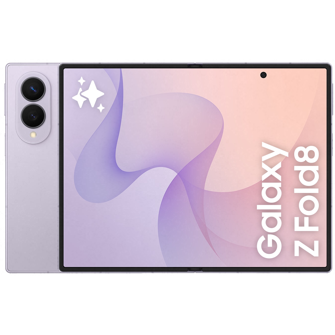 Fotografie Telefon mobil Samsung Galaxy Z Fold8, 12GB RAM, 256GB, 5G, Lavender