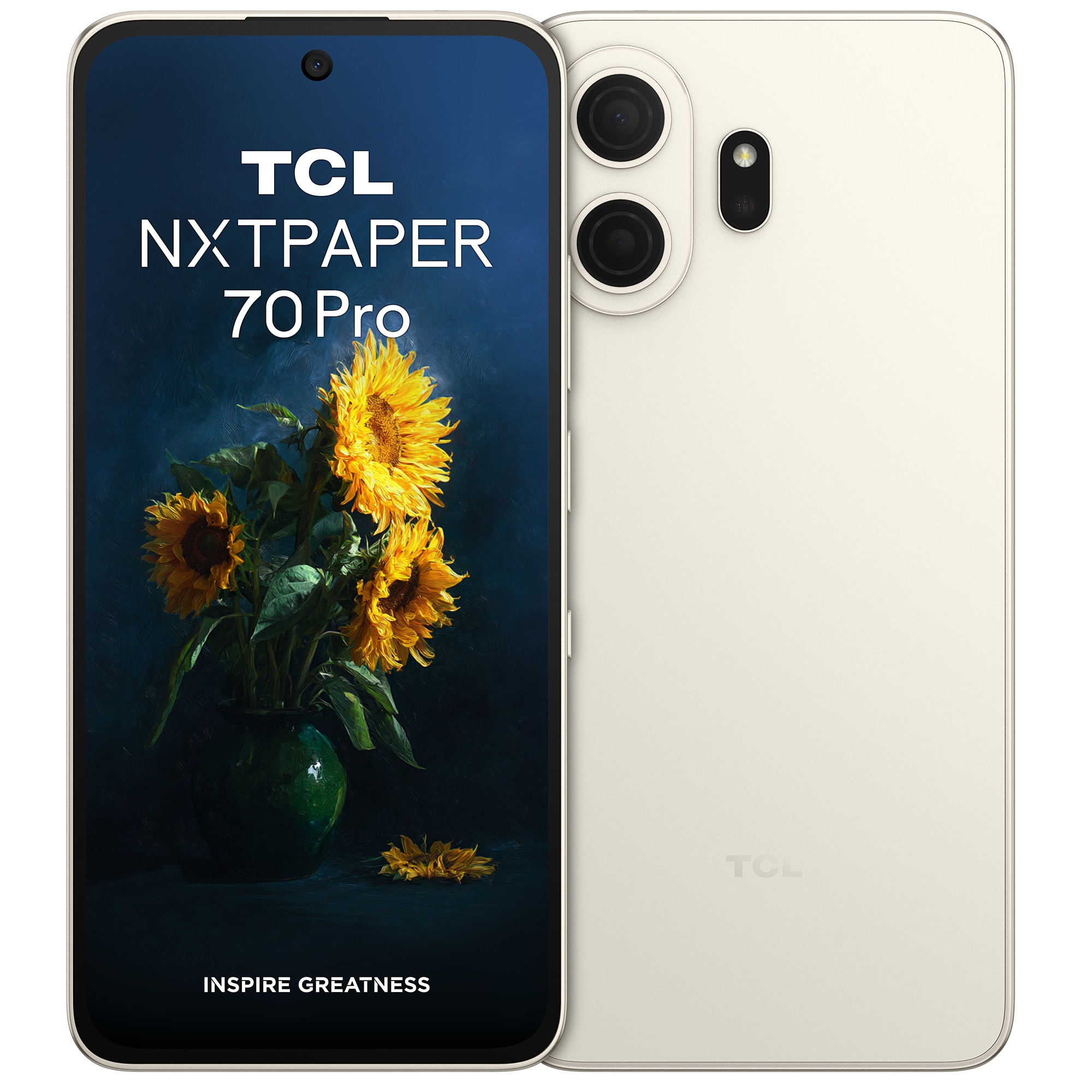 Fotografie Telefon mobil TCL NXTPAPER 70 Pro, 8GB RAM, 256GB, Dual SIM, 5G, Nebula Gold