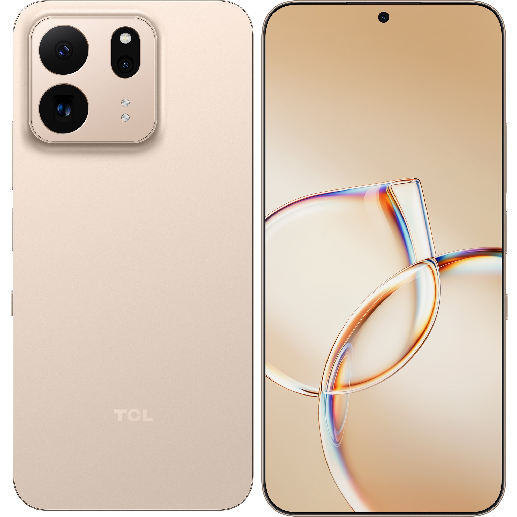 Fotografie Telefon Mobil TCL P80 Ultra, NXTPAPER, 8GB RAM, 512GB, Dual-SIM, 5G, Sunlit Gold