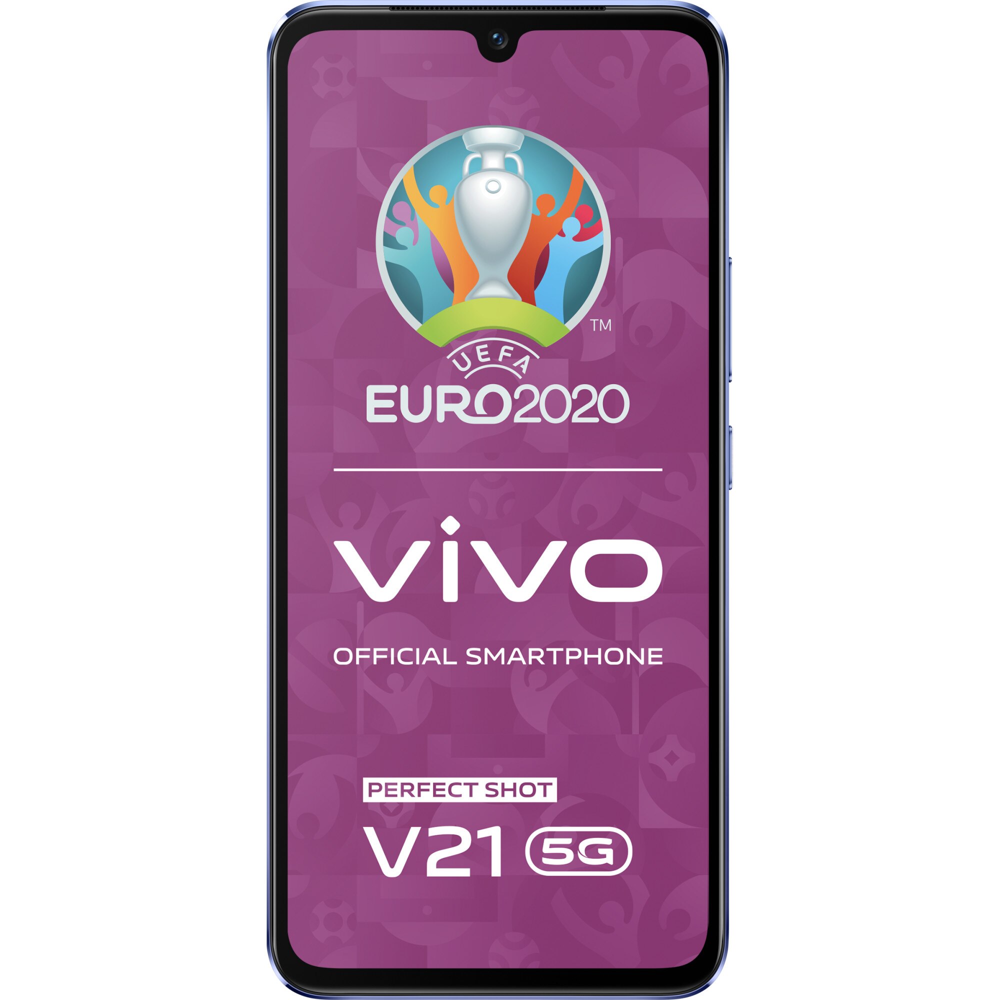 Fotografie Telefon mobil Vivo V21, 8GB RAM, 128GB, 5G, Sunset Dazzle