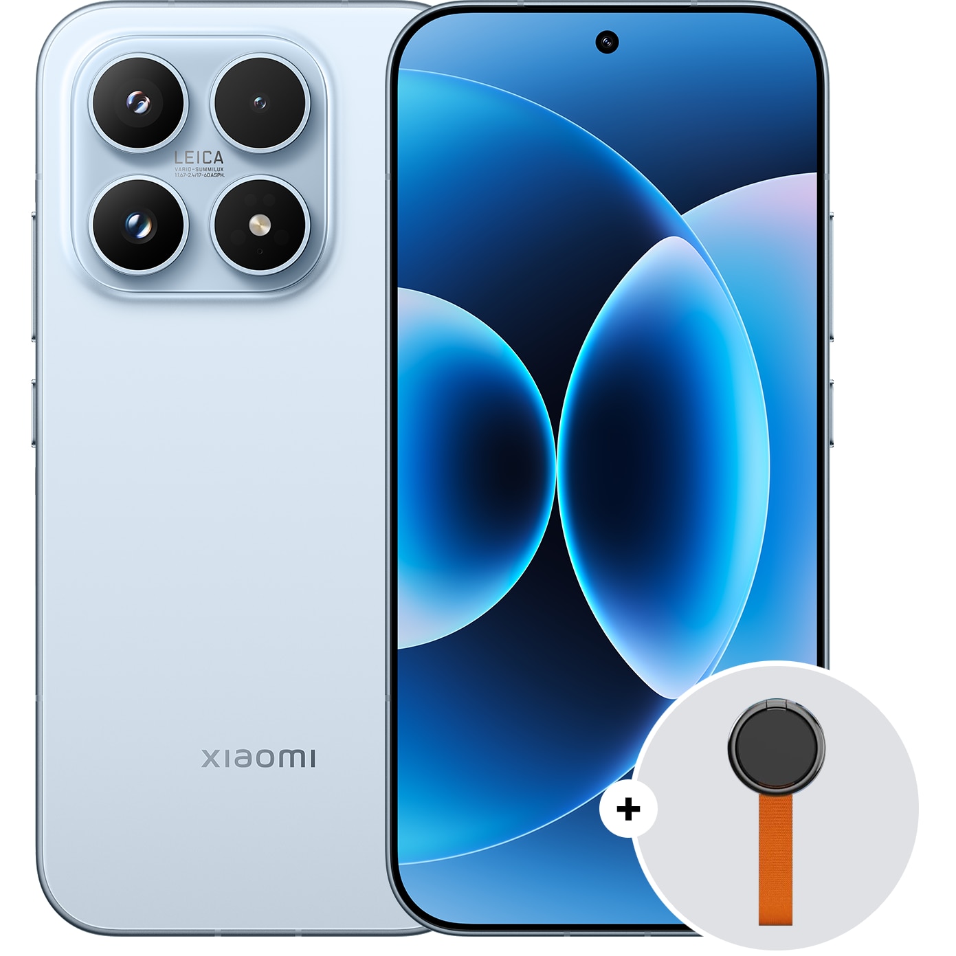 Fotografie Telefon mobil Xiaomi 17, 5G, 12GB RAM, 256GB ROM, Albastru + Woven Strap Ring Stand