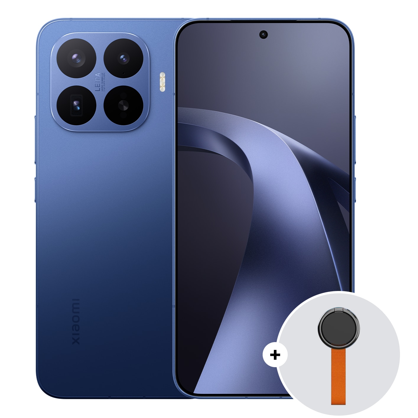 Fotografie Telefon mobil Xiaomi 17T Pro, 12GB RAM, 256GB ROM, Deep Blue + Woven Strap Ring Stand