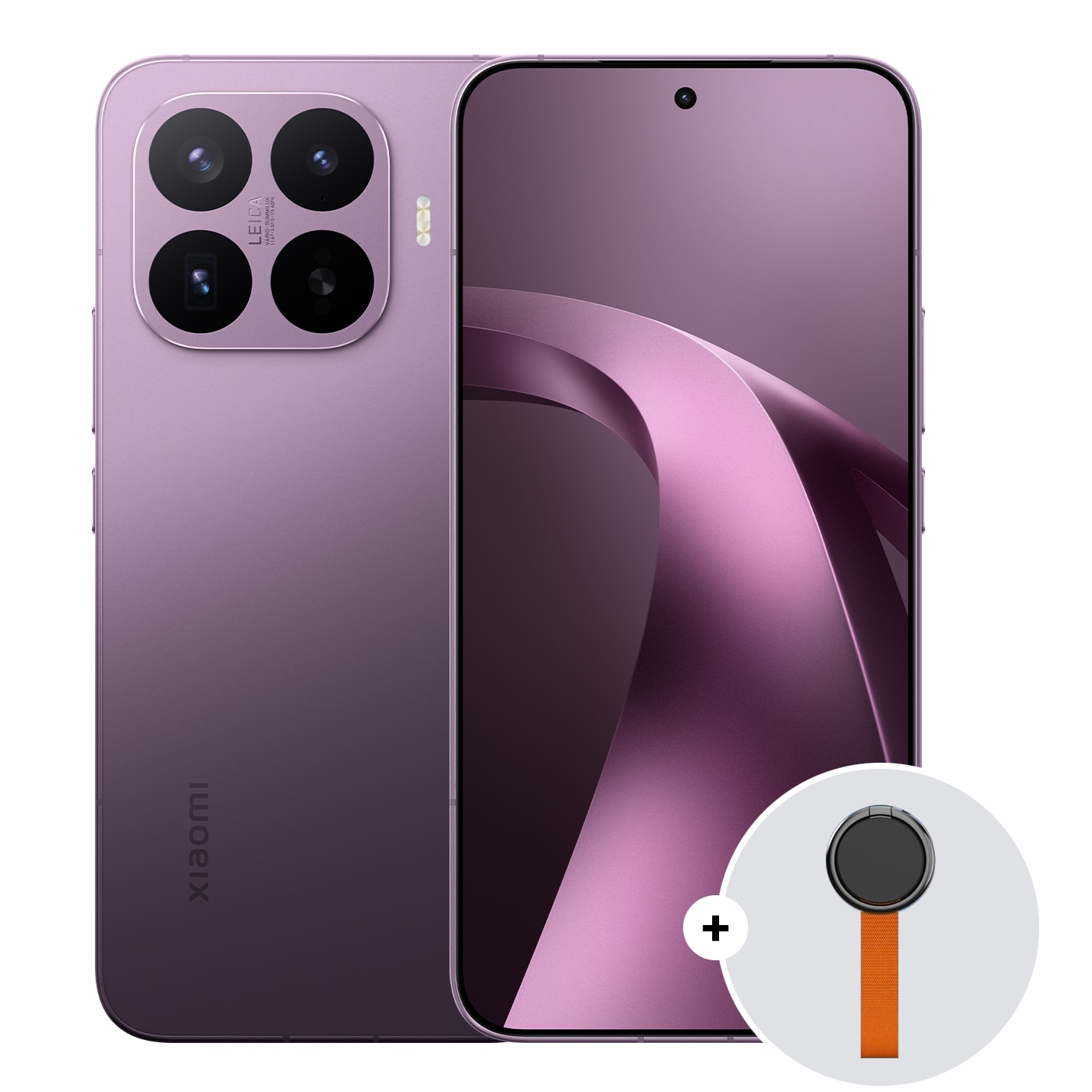 Fotografie Telefon mobil Xiaomi 17T Pro, 12GB RAM, 512GB ROM, DeepViolet + Woven Strap Ring Stand