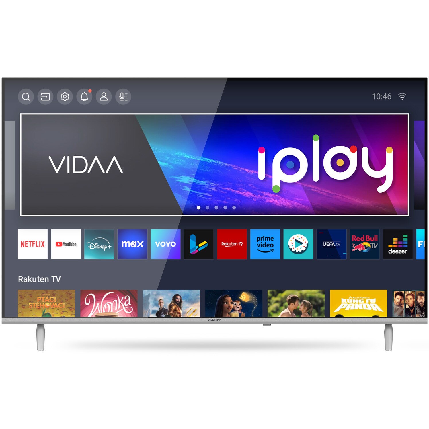 Fotografie Televizor Allview LED 43iPlay6300-U, 109 cm, Smart, 4K Ultra HD, Clasa F