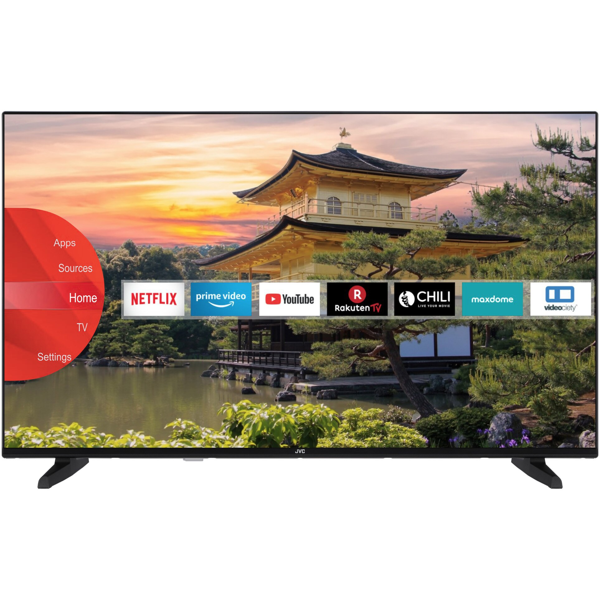 Fotografie Televizor JVC LED 50VU3300, 126cm, Smart TV, 4K Ultra HD, Clasa F