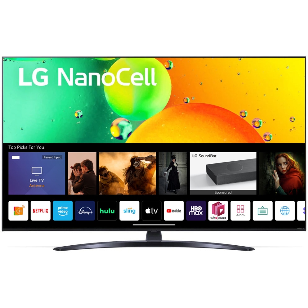 Fotografie Televizor LG NanoCell LED 43NANO763QA, 108 cm, Smart, 4K Ultra HD, Clasa G