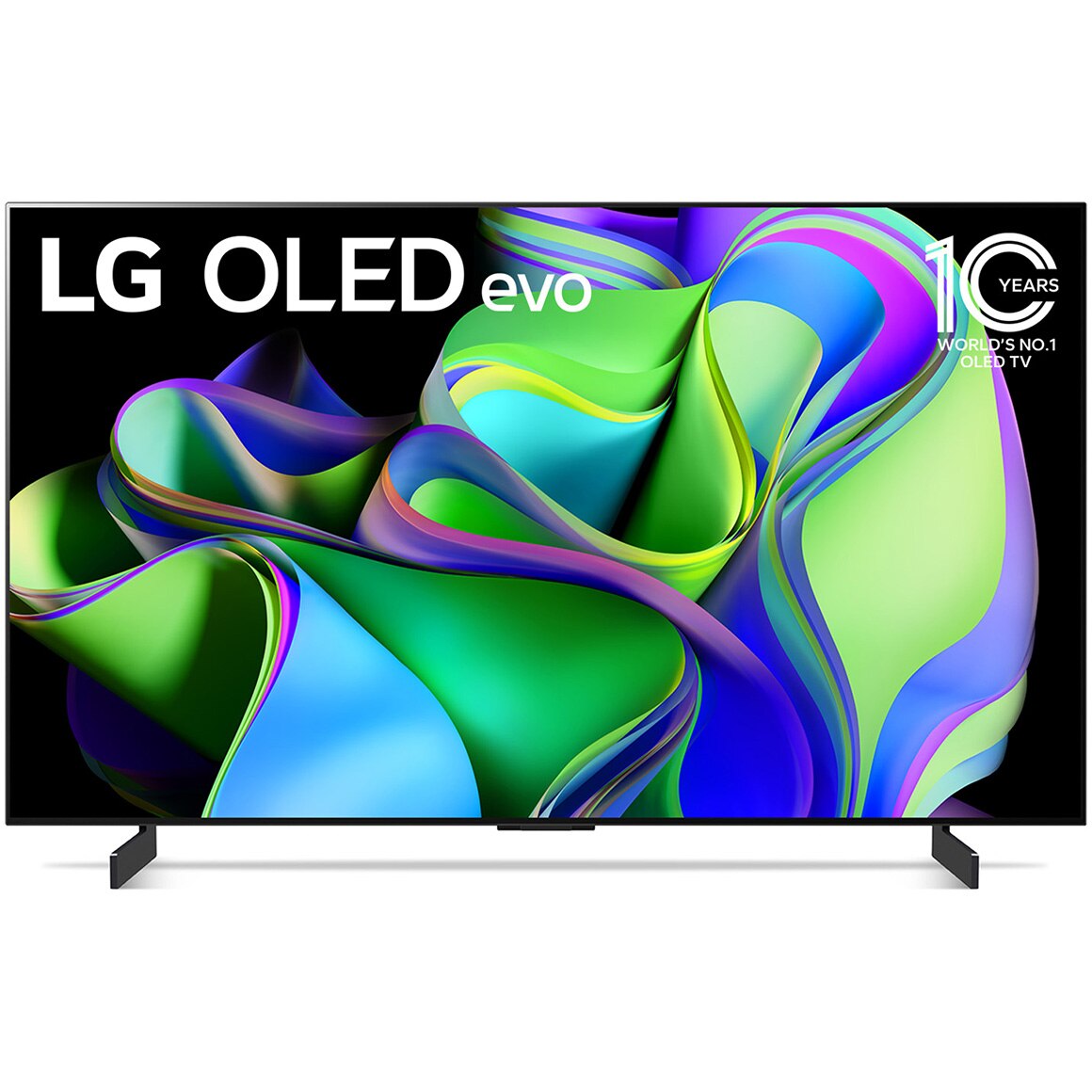 Fotografie Televizor LG OLED 42C31LA, 105 cm, Smart, 4K Ultra HD, 100 Hz, Clasa G (Model 2023)