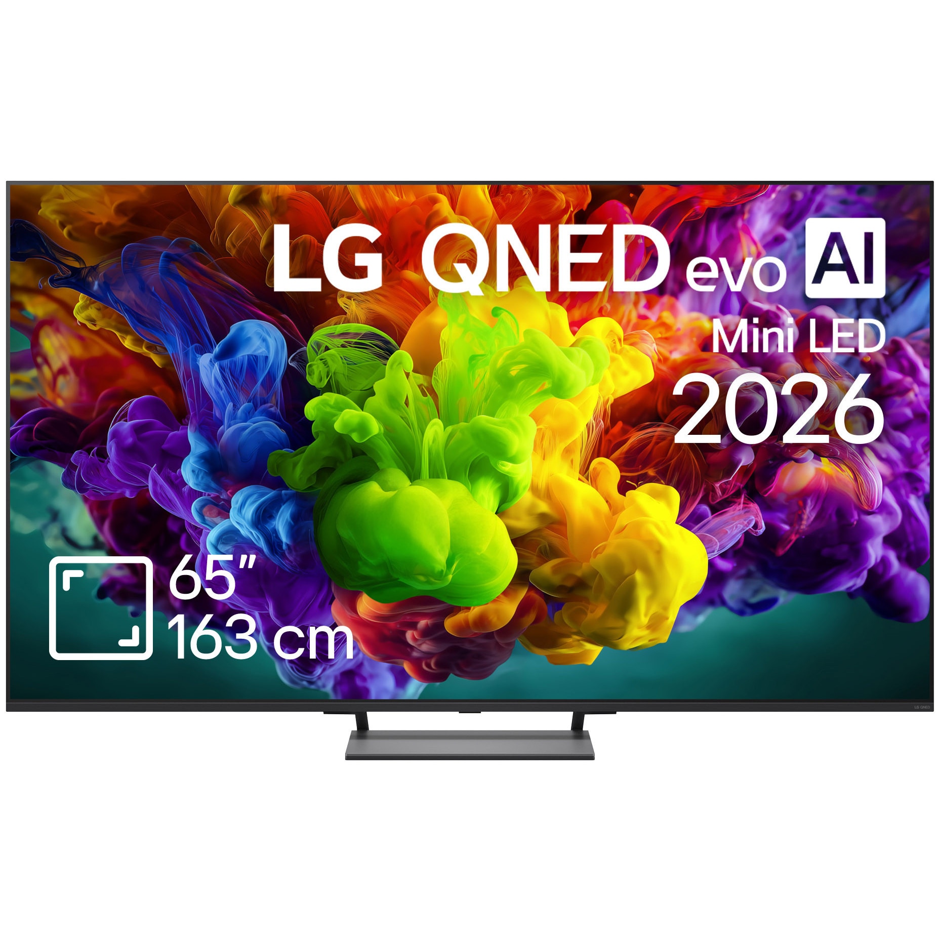 Fotografie Televizor LG QNED Evo Mini LED 65QNED93B6A, 163 cm, Smart, 4K Ultra HD, 165 Hz, Clasa F (Model2026)