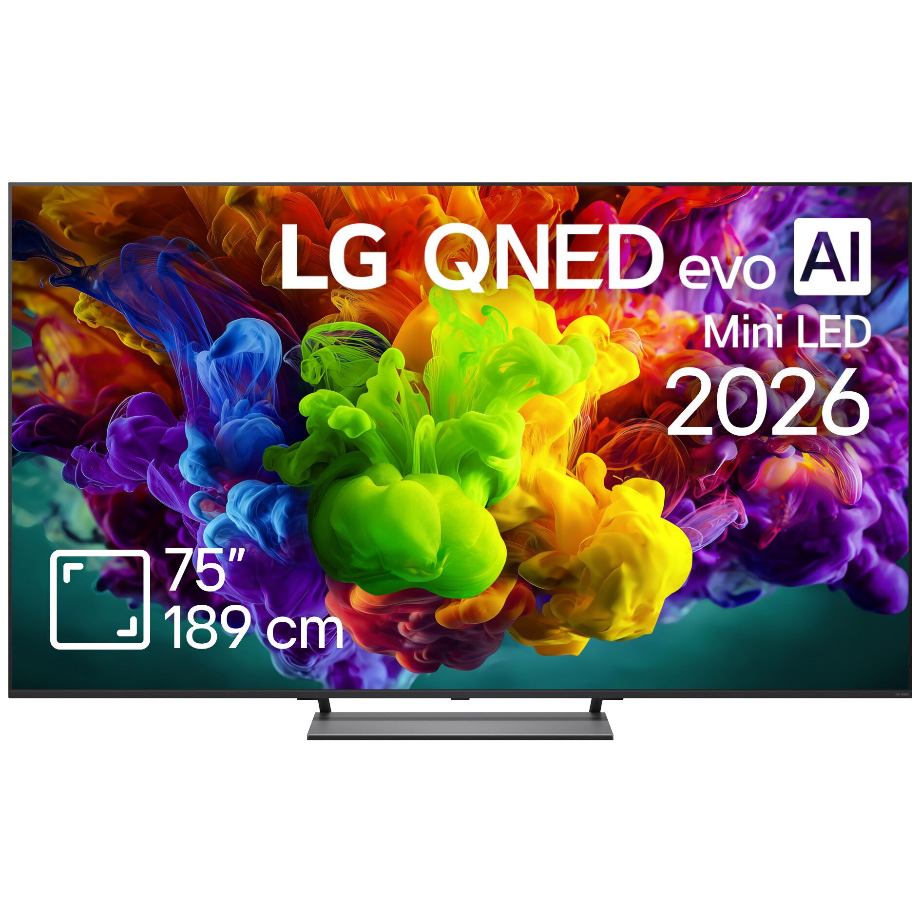 Fotografie Televizor LG QNED Evo Mini LED 75QNED93B6A, 189 cm, Smart, 4K Ultra HD, 165 Hz, Clasa G (Model2026)