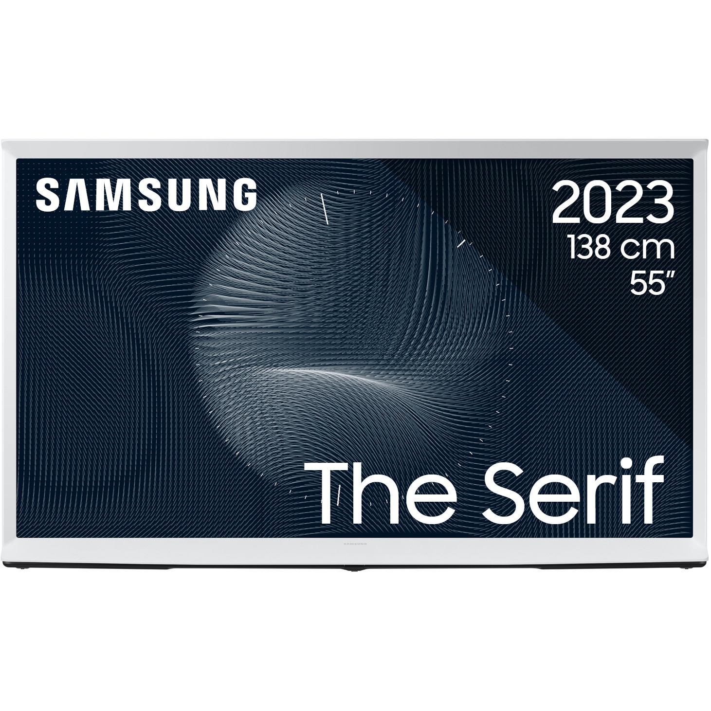 Fotografie Televizor Lifestyle Samsung The Serif QLED 55LS01BG, 138 cm, Smart, 4K Ultra HD, 100 hz, Clasa G (Model 2023)