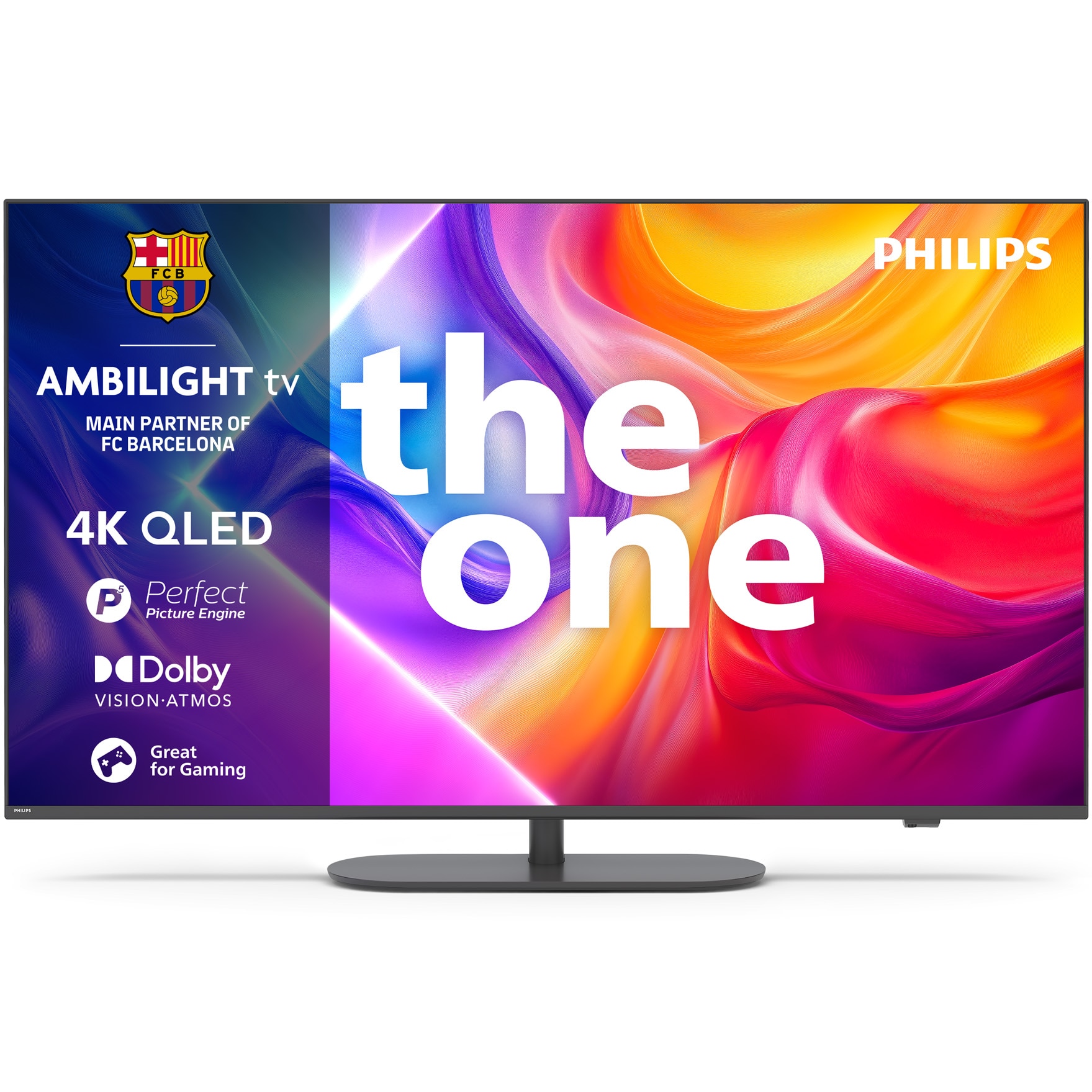 Fotografie Televizor Philips AMBILIGHT tv QLED 50PUS9010, 126 cm, Smart TV, 4K Ultra HD, 100 Hz, Clasa F