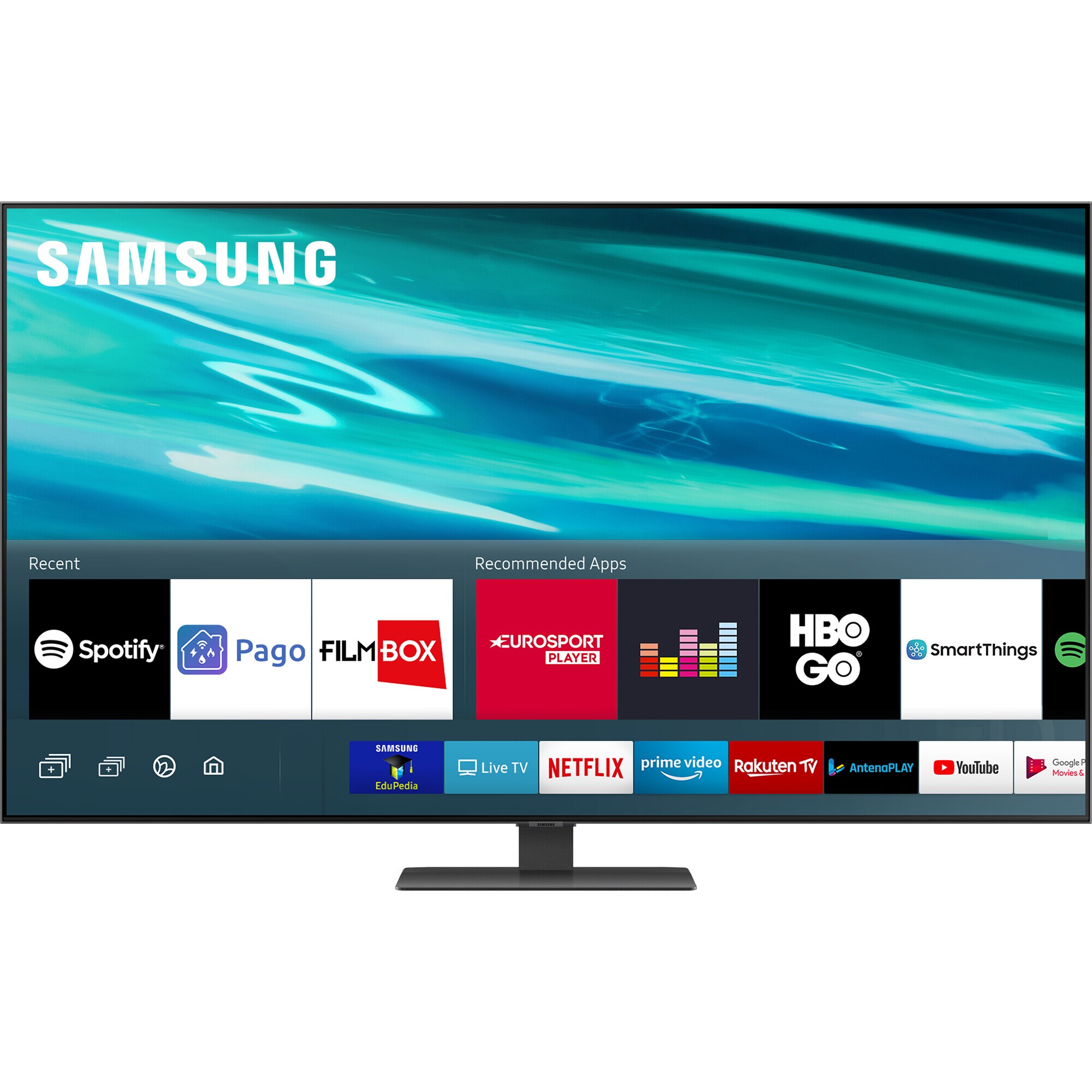 Fotografie Televizor Samsung 75Q80A, 189 cm, Smart, 4K Ultra HD, QLED, Clasa G