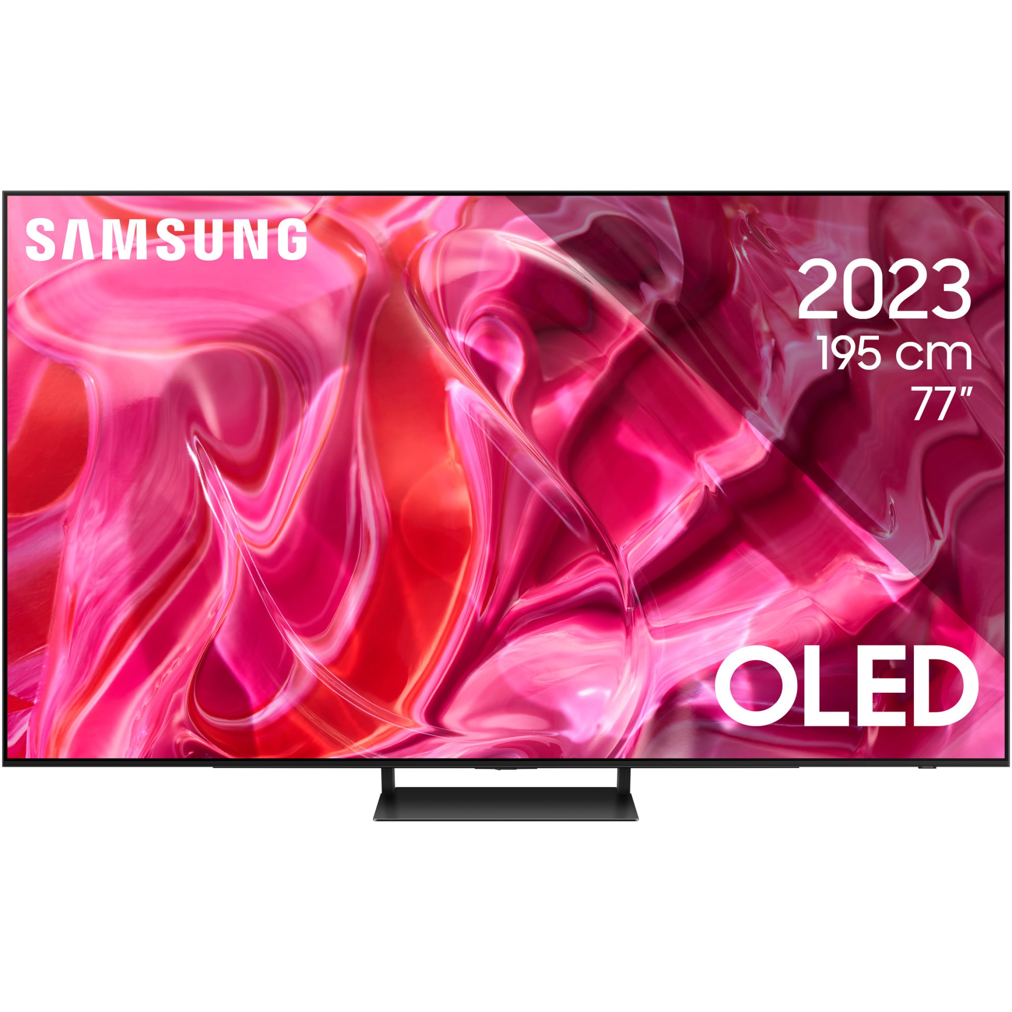 Fotografie Televizor Samsung OLED 77S90C, 195 cm, Smart, 4K Ultra HD, 100 Hz, Clasa F (Model 2023)