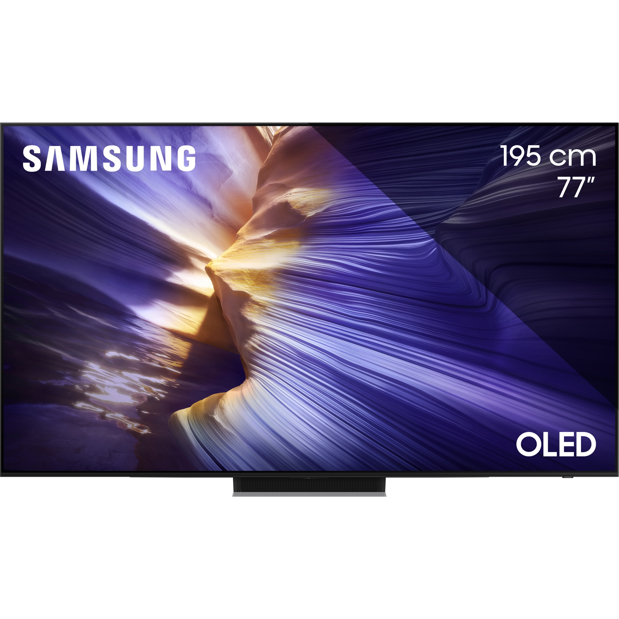 Fotografie Televizor SAMSUNG OLED 77S90F, 195 cm, Smart, 4K Ultra HD, 100 Hz, Clasa F