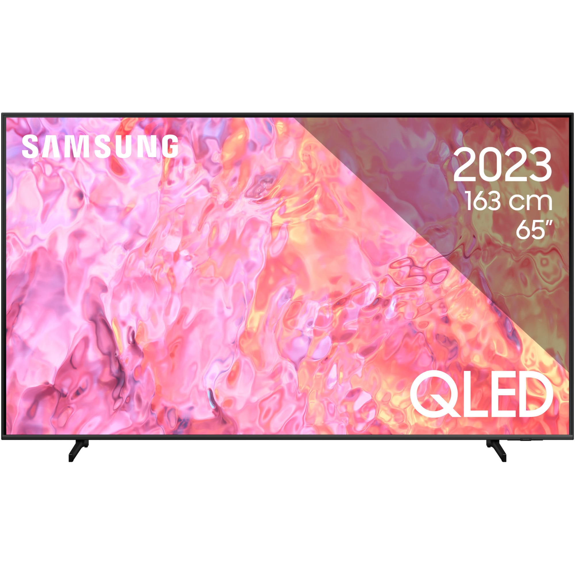 Fotografie Televizor SAMSUNG QLED 65Q60C, 163 cm, Smart, 4K Ultra HD, Clasa E (Model 2023)