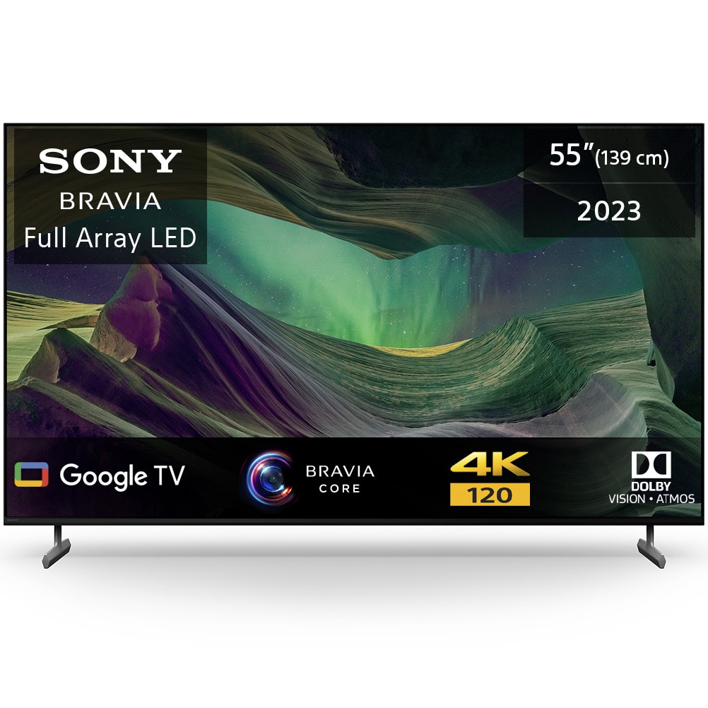 Fotografie Televizor Sony BRAVIA LED 55X85L, 139 cm, Smart Google TV, 4K Ultra HD, 100Hz, Clasa F (Model 2023)