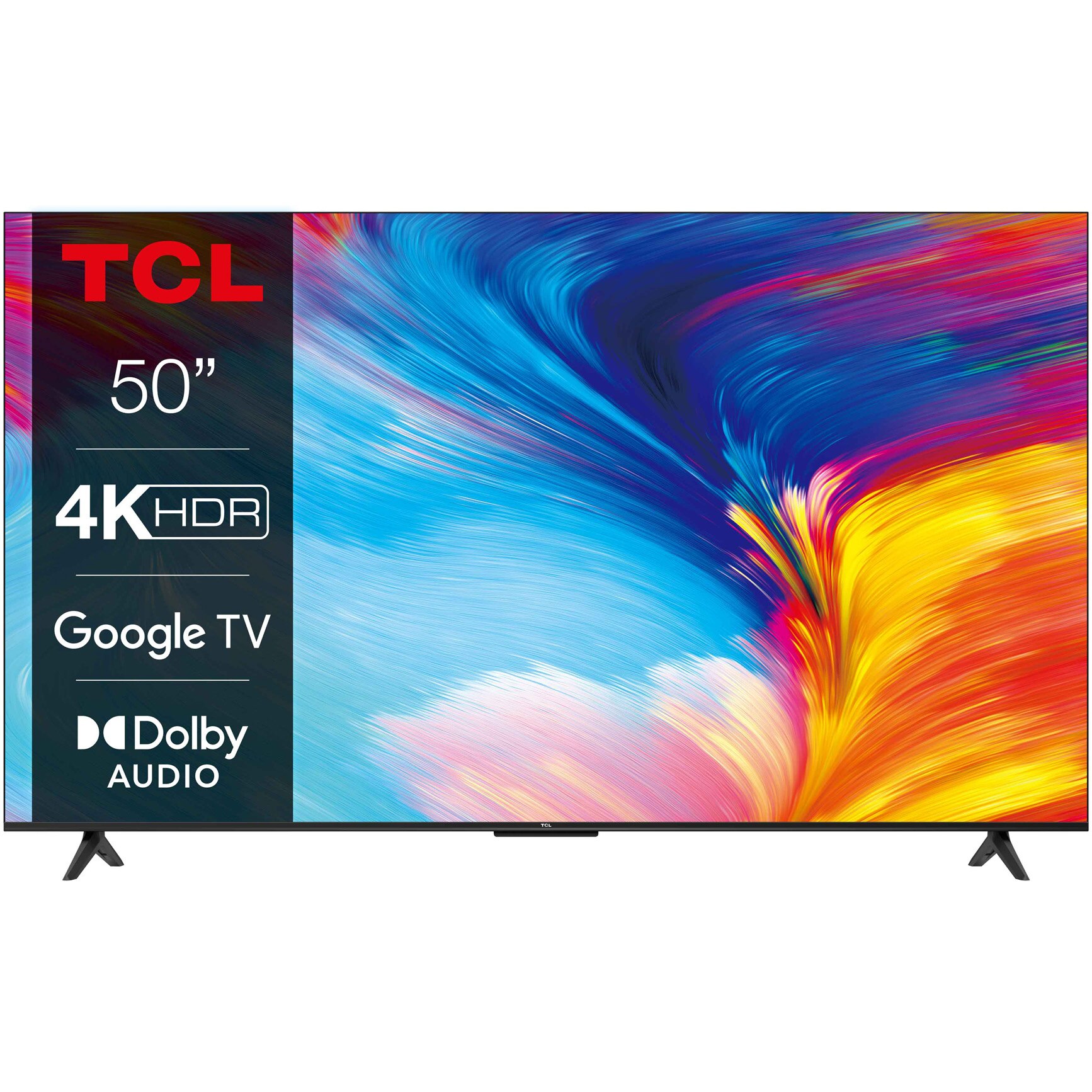 Fotografie Televizor TCL LED 50P635, 126 cm, Smart Google TV, 4K Ultra HD, Clasa F