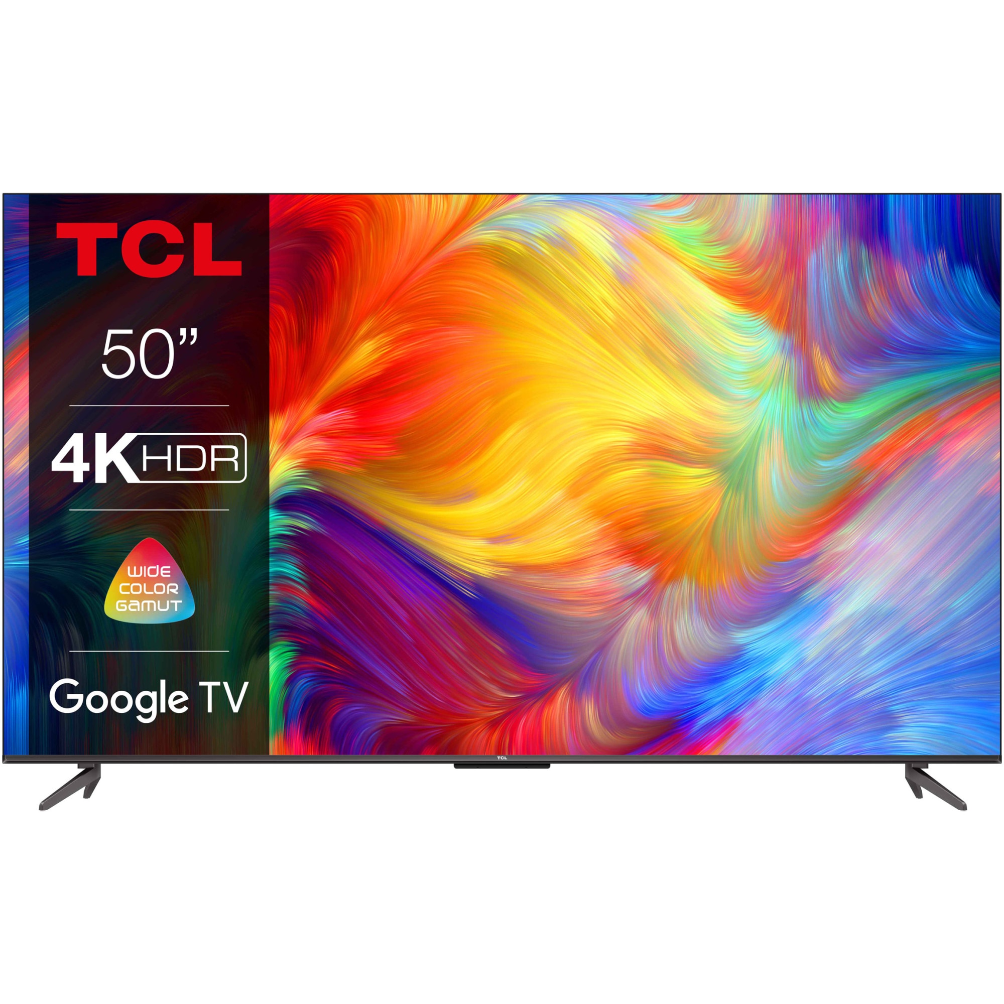 Fotografie Televizor TCL LED 50P735, 126 cm, Smart Google TV, 4K Ultra HD, Clasa F