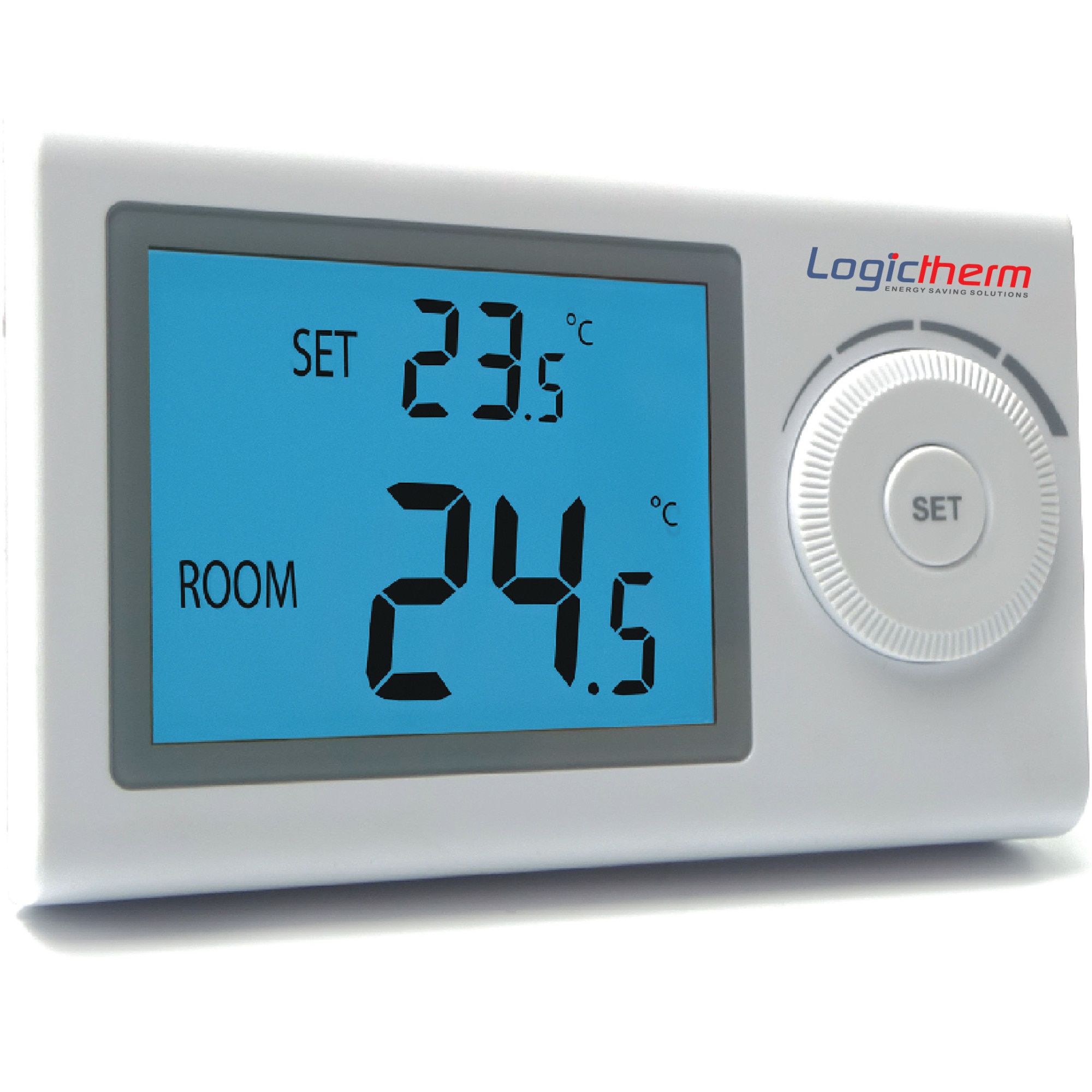 Fotografie Termostat de ambient cu fir Logictherm R3, digital, ecran LCD iluminat