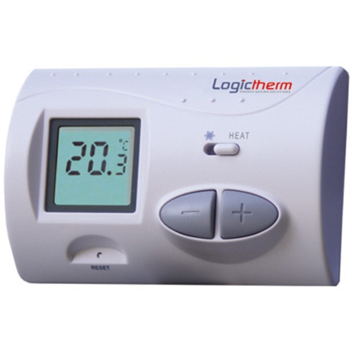 Fotografie Termostat de ambient cu fir pentru centrala Logictherm C3, digital, afisaj LCD