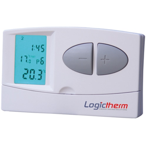 Fotografie Termostat de ambient cu fir pentru centrala Logictherm C7, digital, ecran LCD, programabil