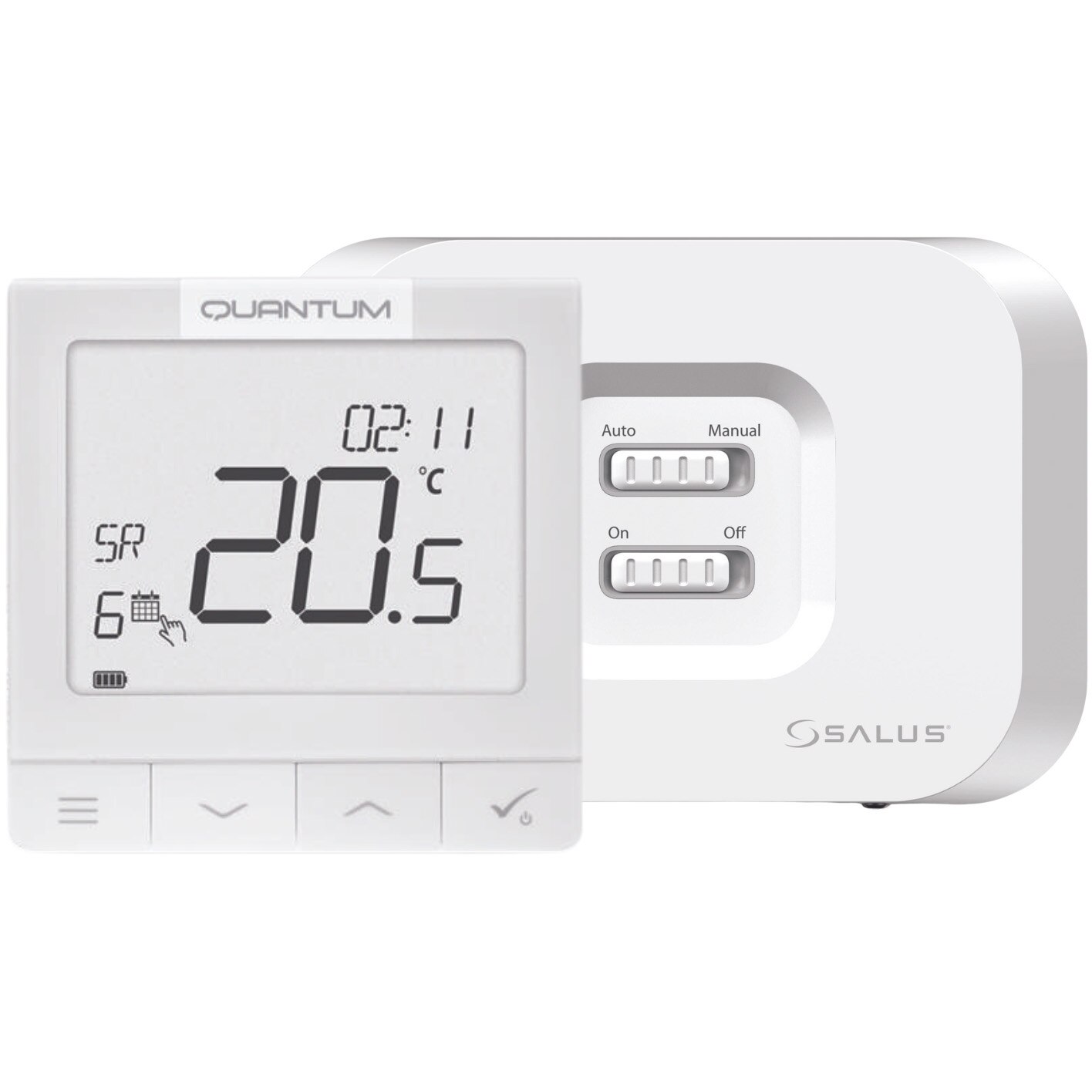 Fotografie Termostat inteligent pentru incalzire in pardoseala Salus IT700, Zigbee, Afisaj LCD, Protectie antigripare