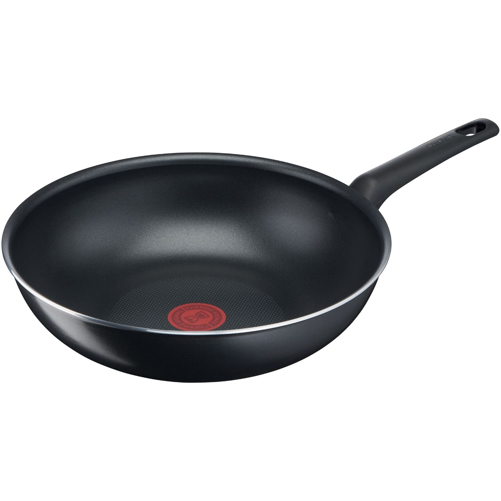 Fotografie Tigaie Wok Tefal Simple Cook, Thermo-Signal, invelis antiaderent din titan, 28 cm