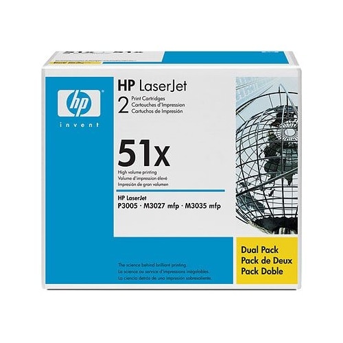 Fotografie Toner DoublePack HP Q7551X Negru