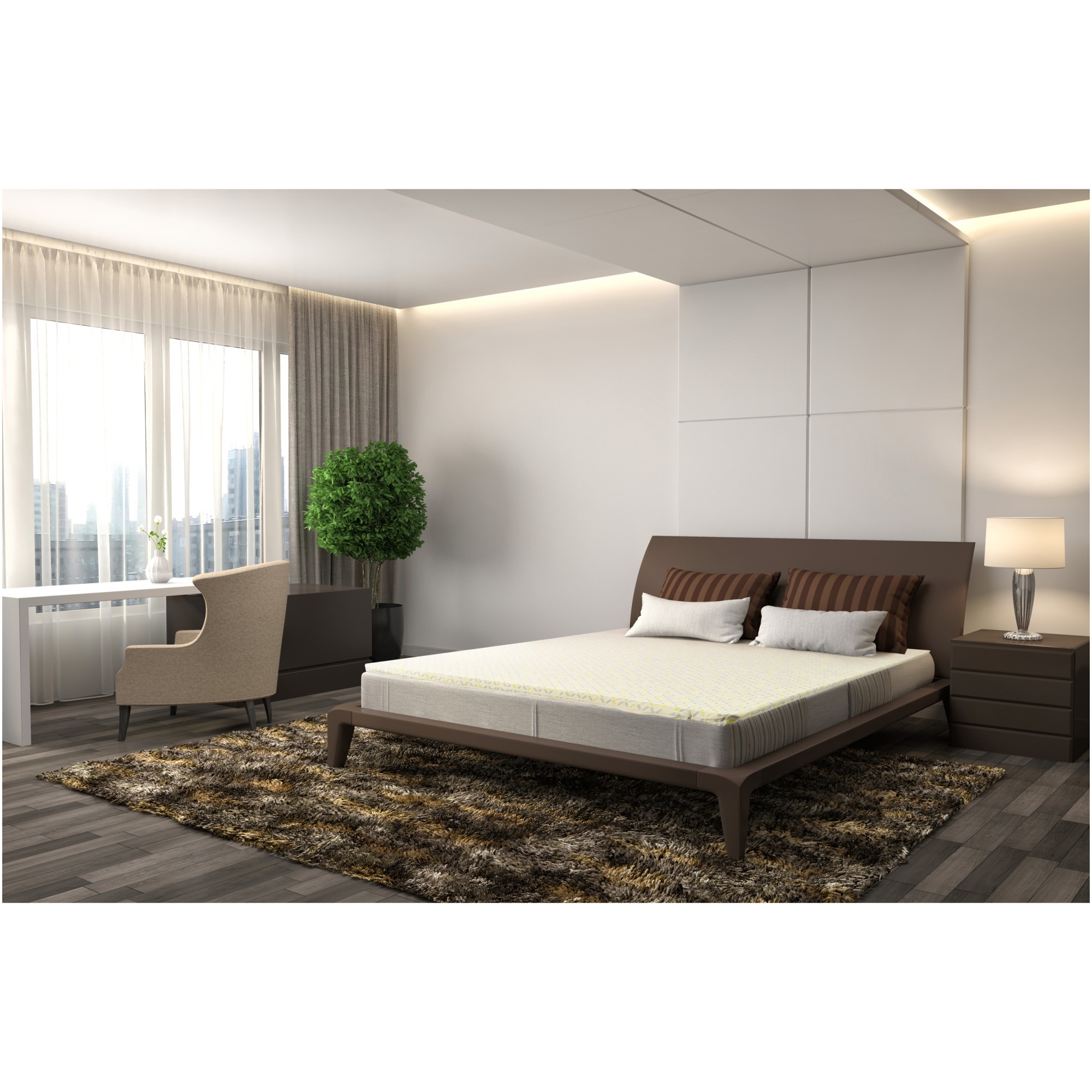 Fotografie Topper saltea Best Sleep Kring Luxury Caming, H5 cm ,strat H4 cm latex cool gel, husa PES, 140x190 cm