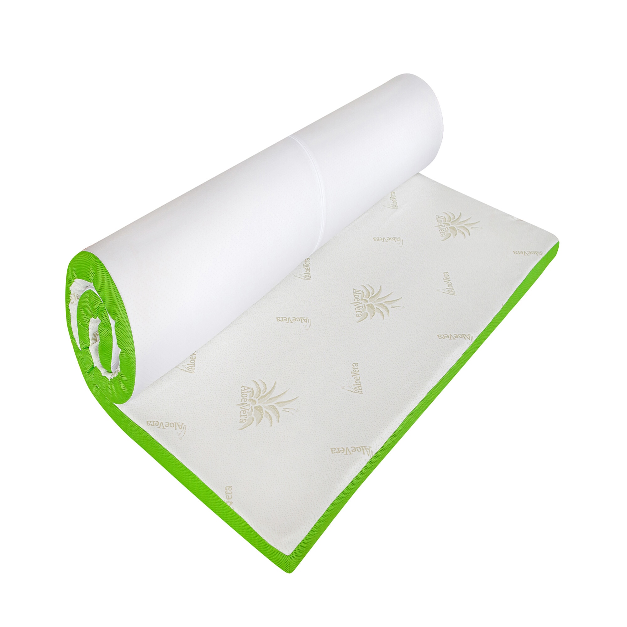 Fotografie Topper saltea Green Future Kring Aloe Vera 3+2 memory cool gel , H5 cm, 120x200cm