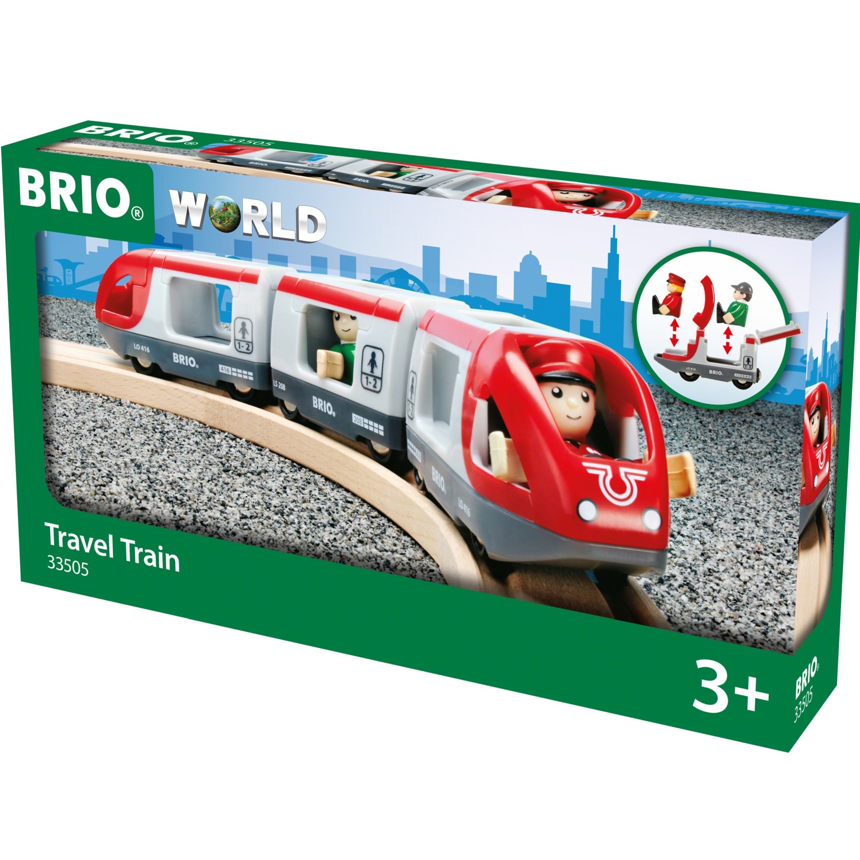 Fotografie Tren din lemn Brio - Travel train