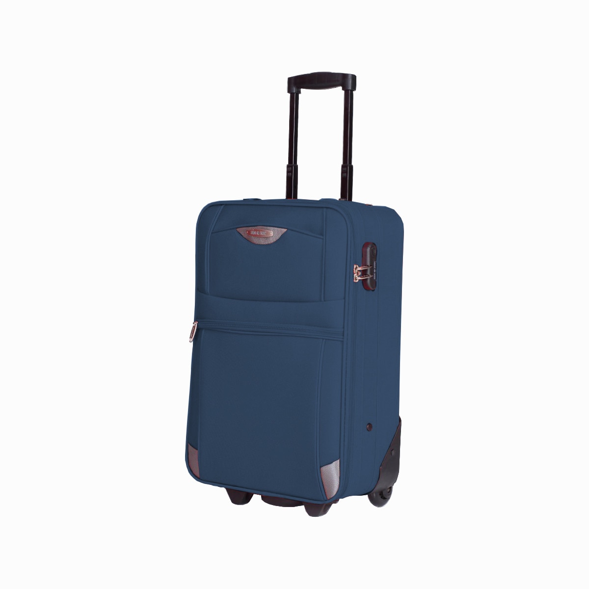 Fotografie Troler Lamonza Atlanta albastru 55x36x21 cm, 2.4 kg